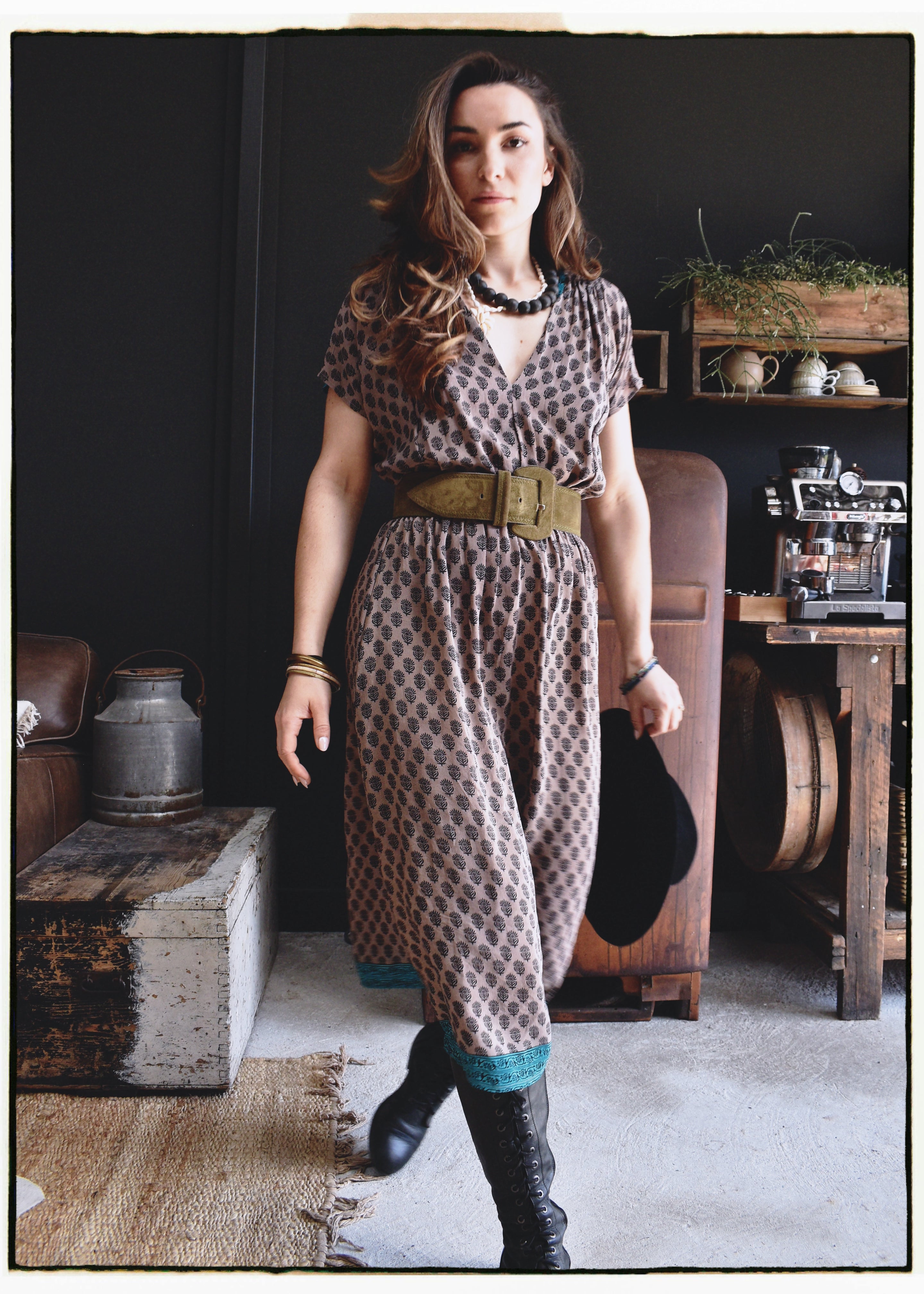 Protea Silk Crepe 1930&