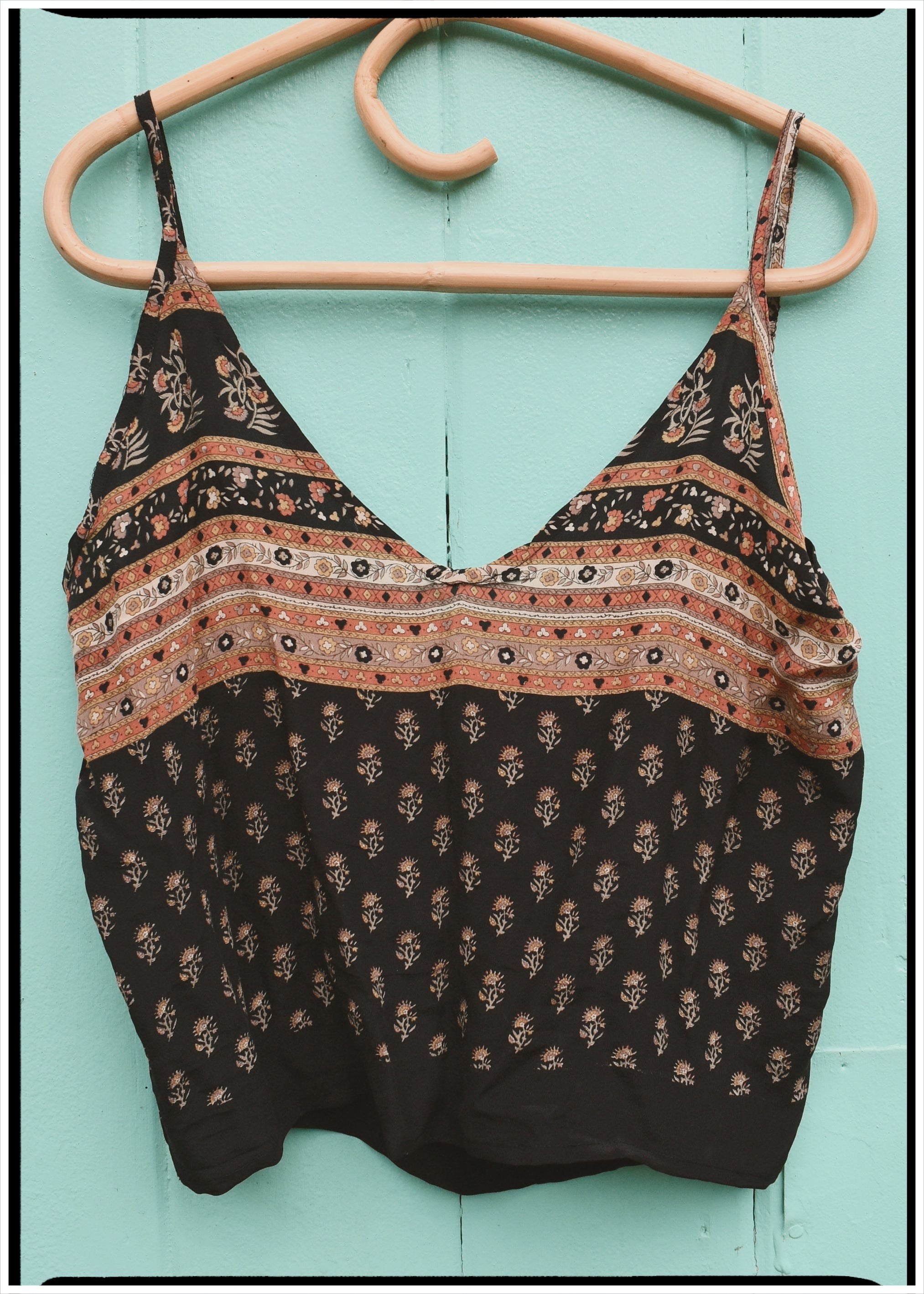 Reseda Silk Crepe Camisole Top ~ Liberty L