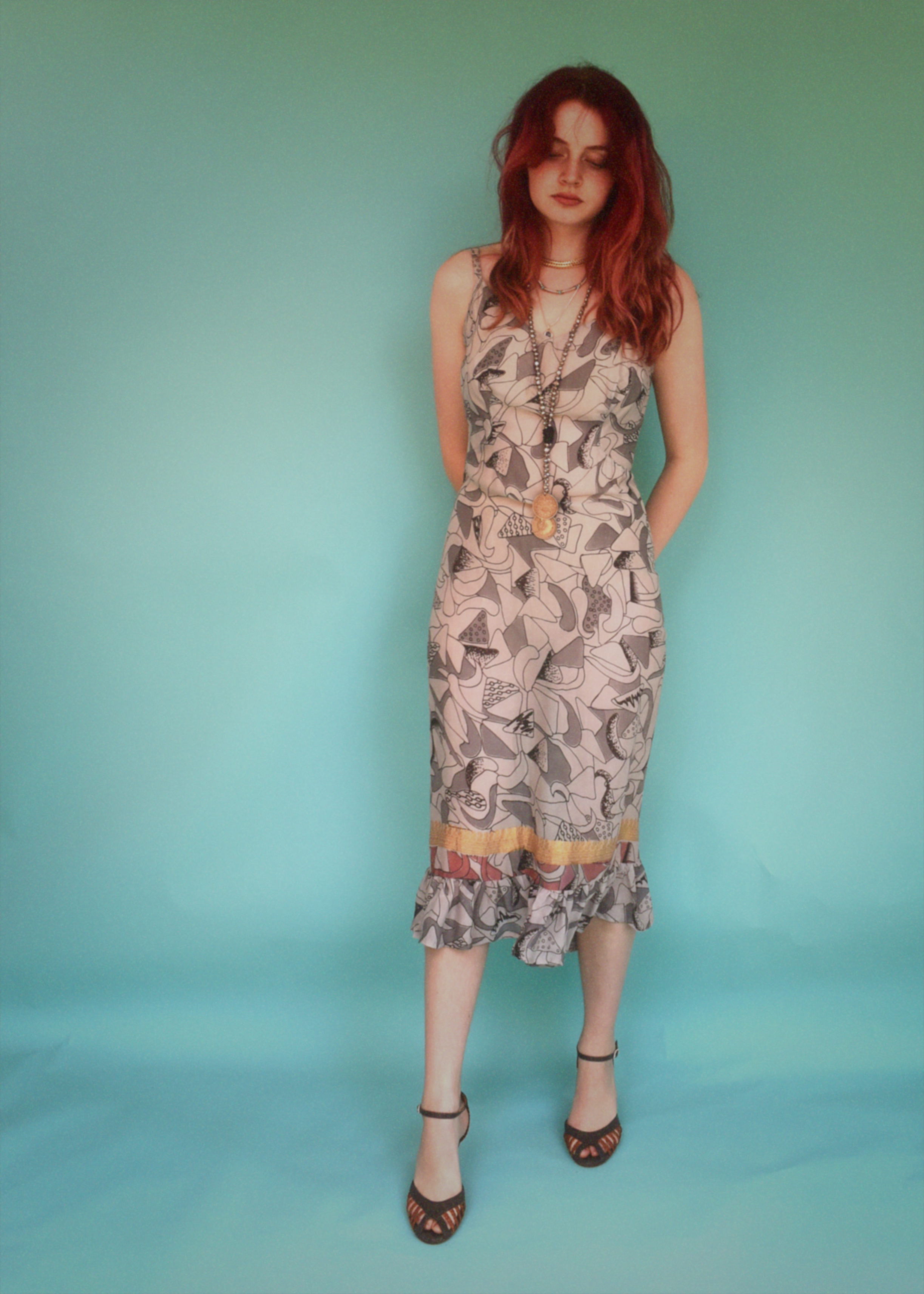 Rumex Silk Slip Dress ~ Skyway L