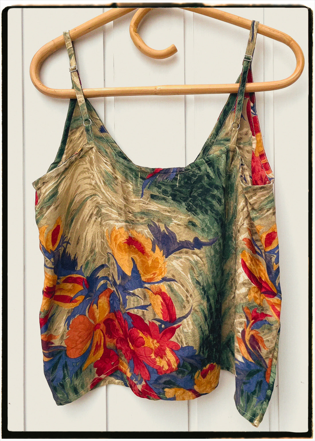 Reseda Silk Crepe Camisole Top ~ Studio M