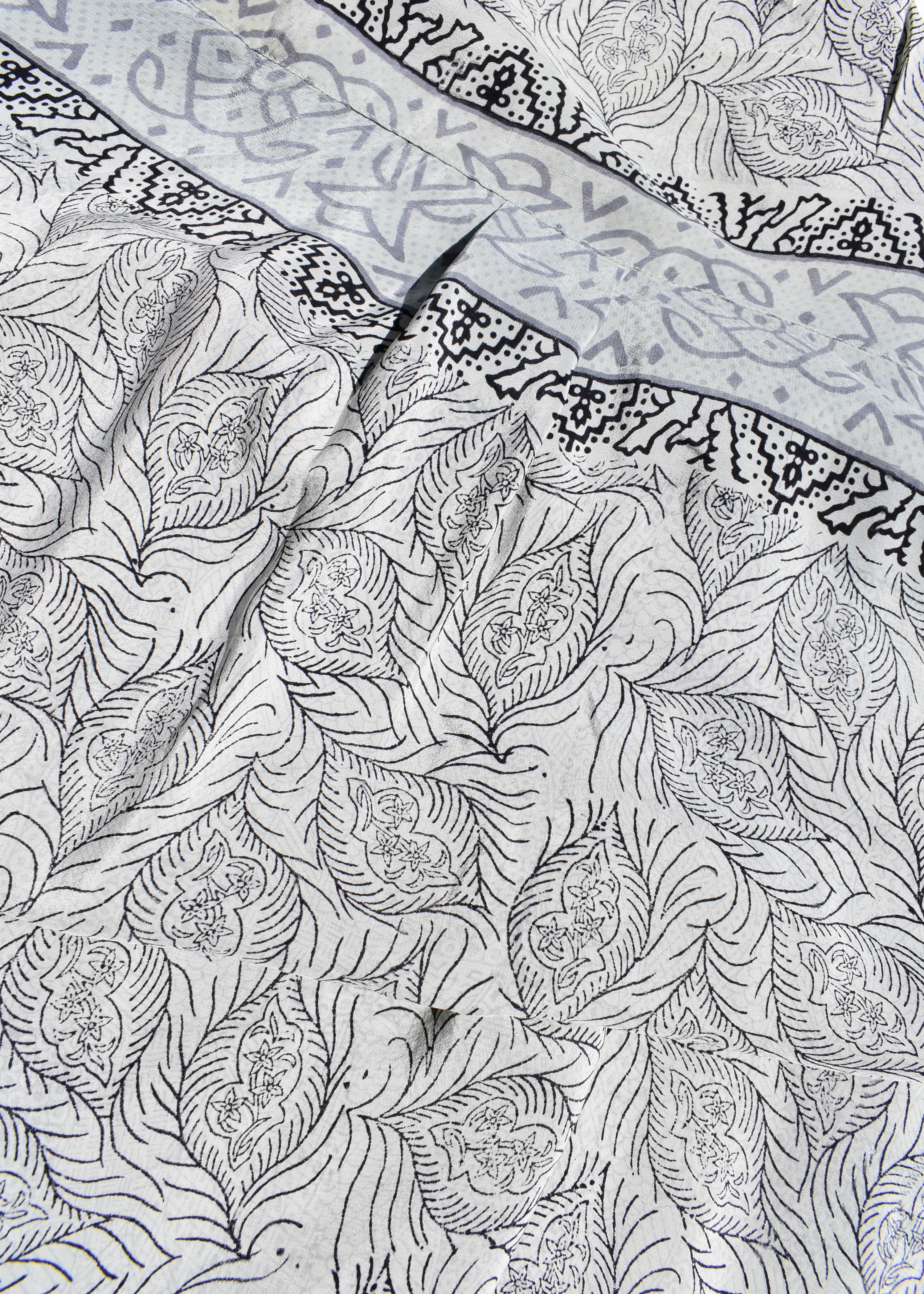 Astralagus Silk Crepe Oversized Shirt ~ Chateau