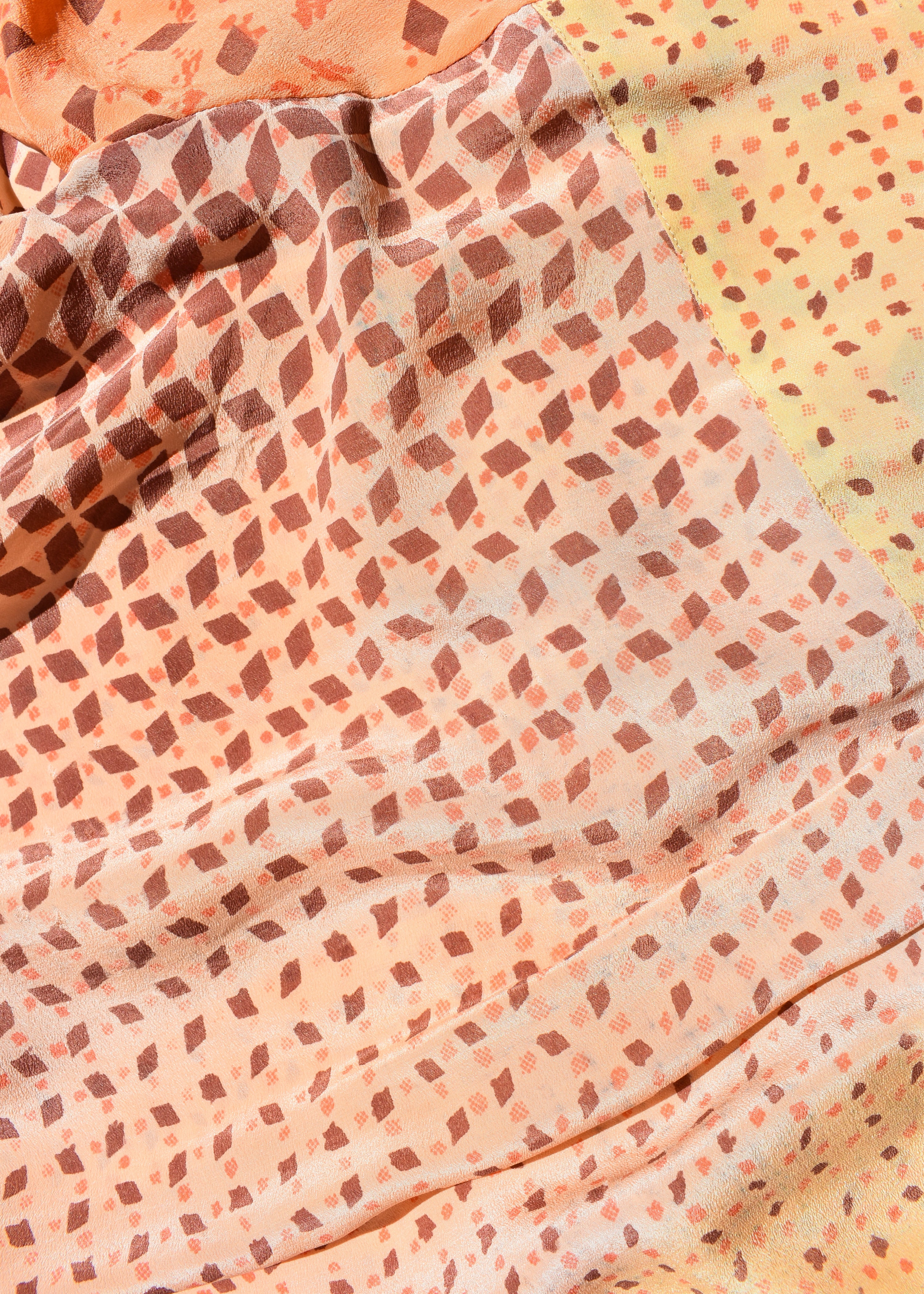 Astralagus Silk Crepe Oversized Shirt ~ Marigold