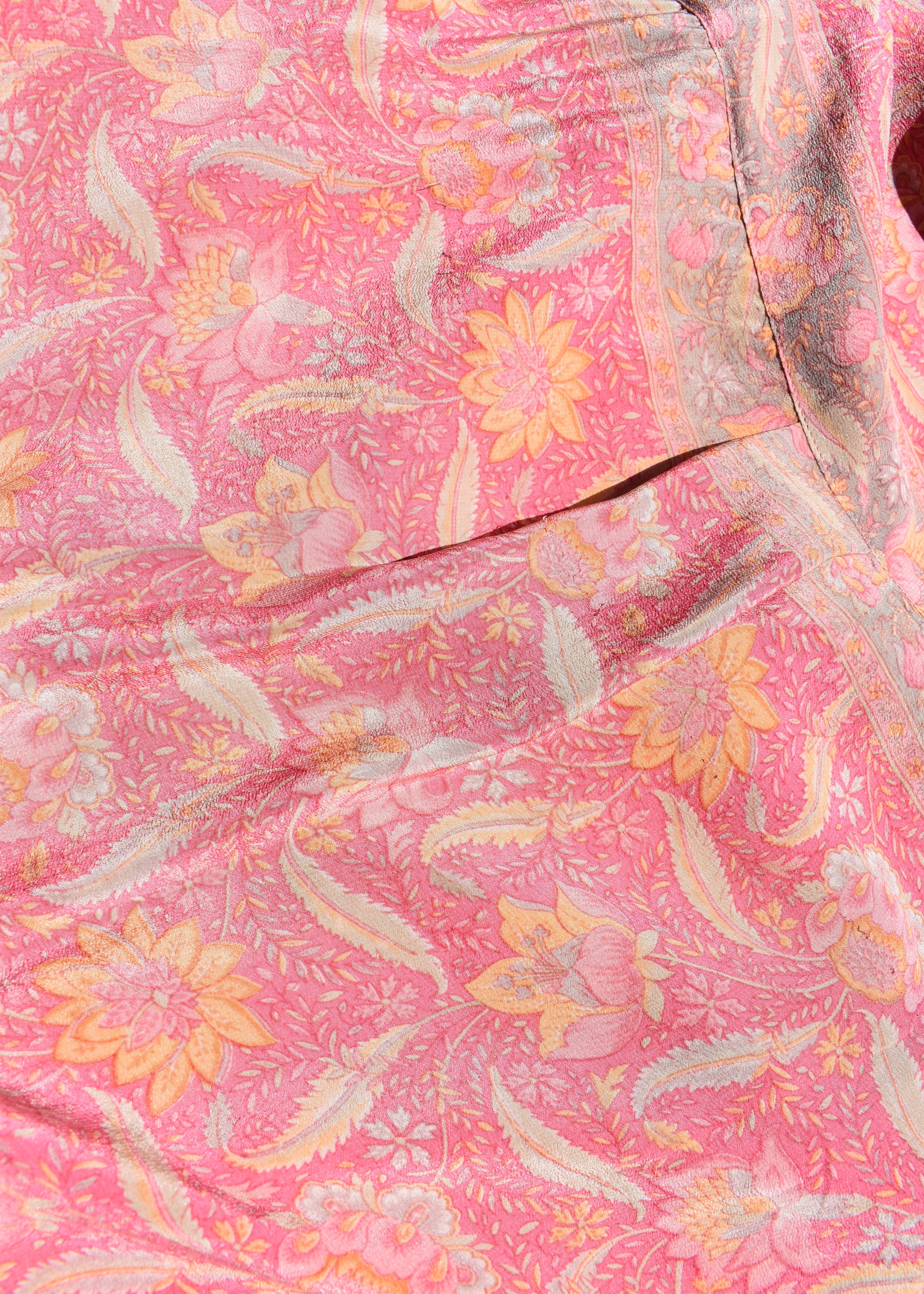 Astralagus Silk Crepe Oversized Shirt ~ Terra