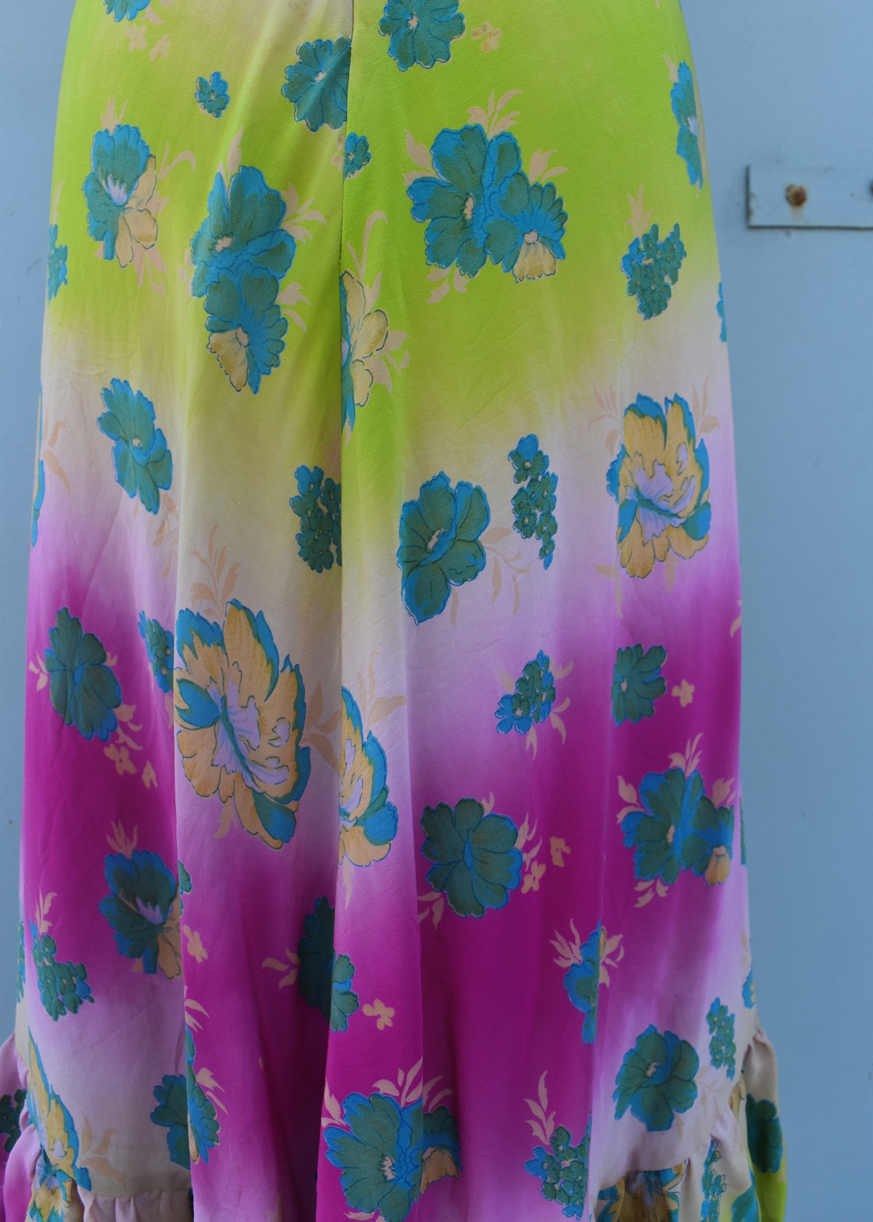 Rumex Silk Slip Dress ~ Sorbet M