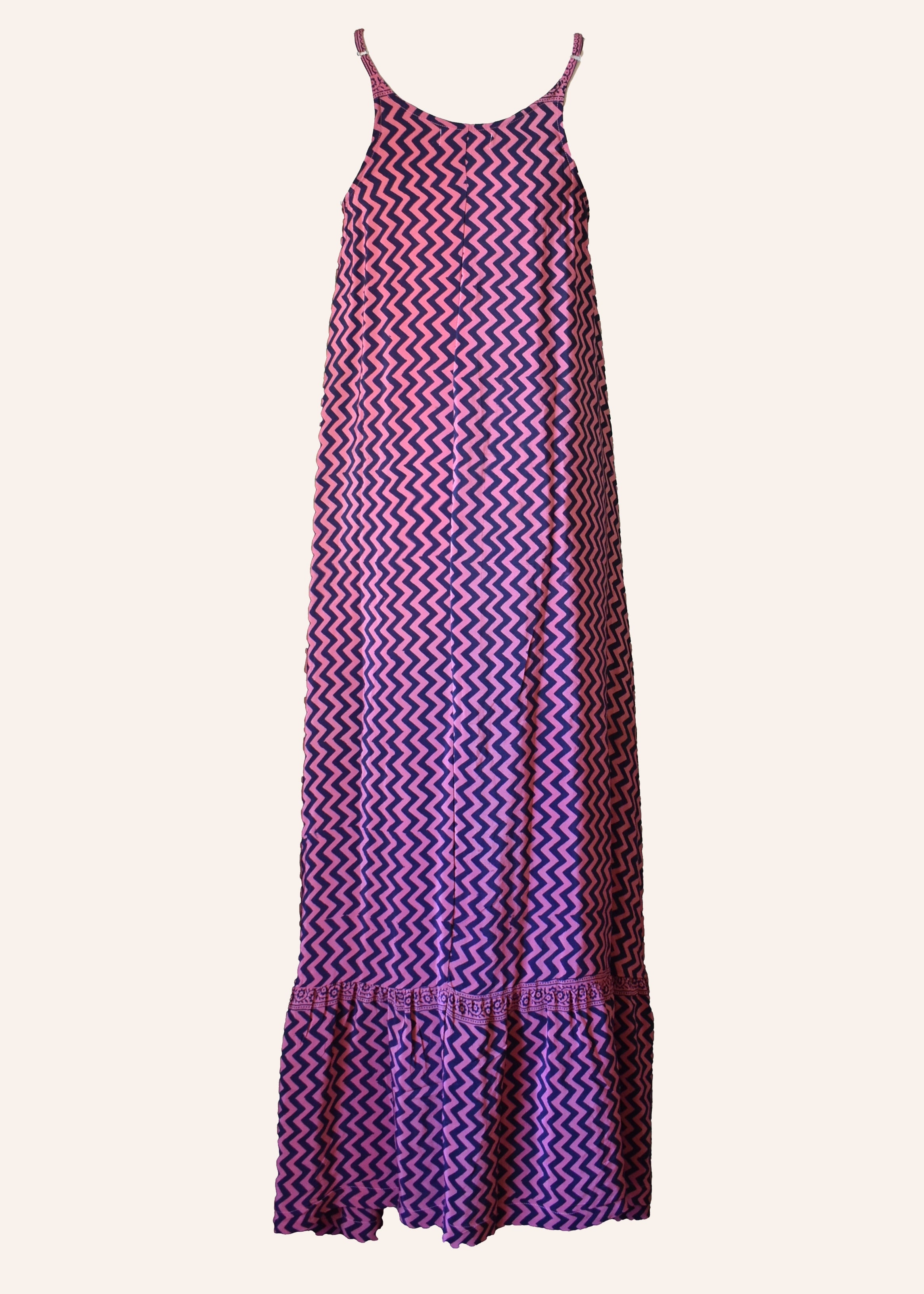 Eustoma Silk Crepe Swing Maxi Dress ~ Jagger M