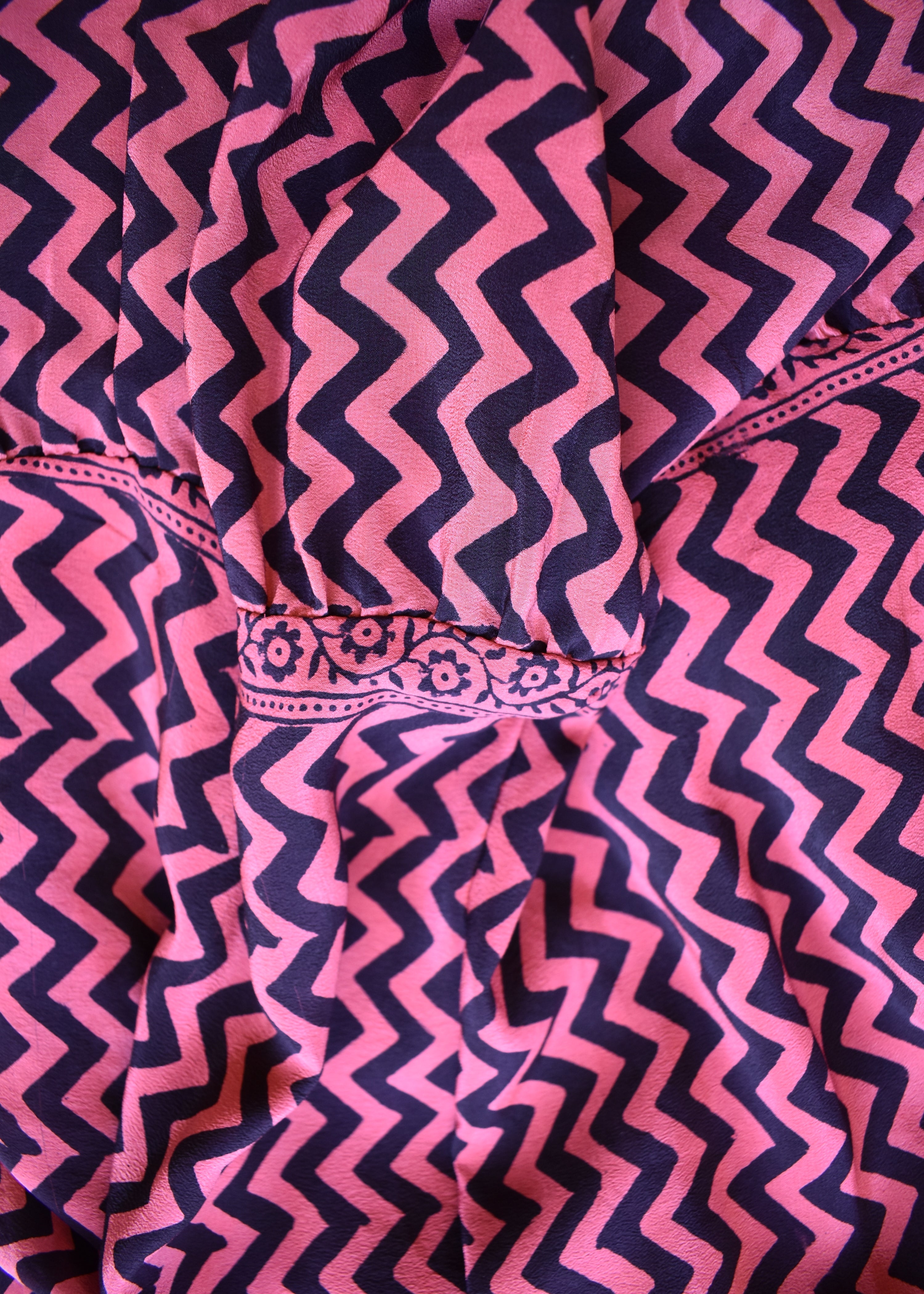 Eustoma Silk Crepe Swing Maxi Dress ~ Jagger M