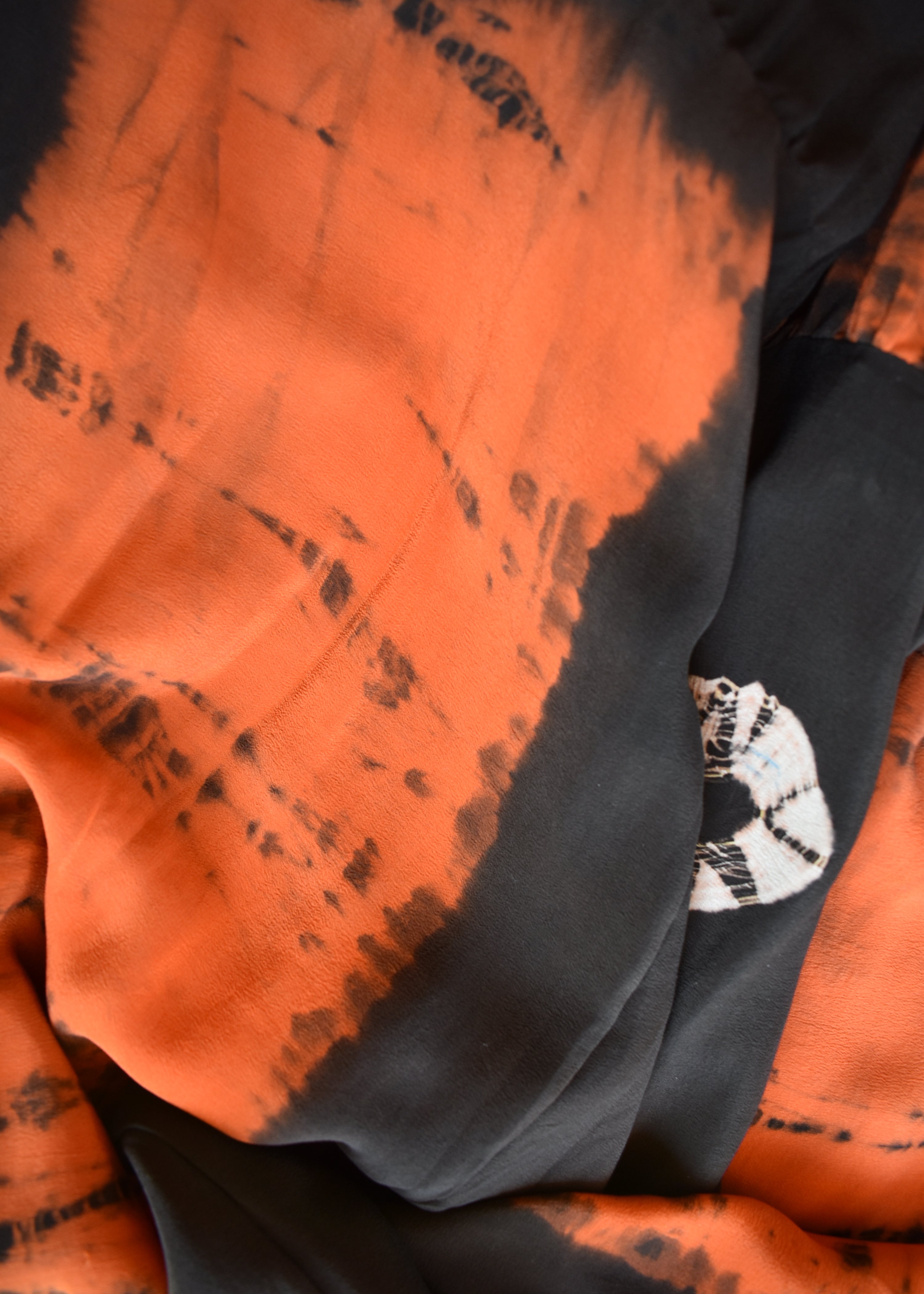 Eustoma Silk Crepe Swing Maxi Dress ~ Celosia M