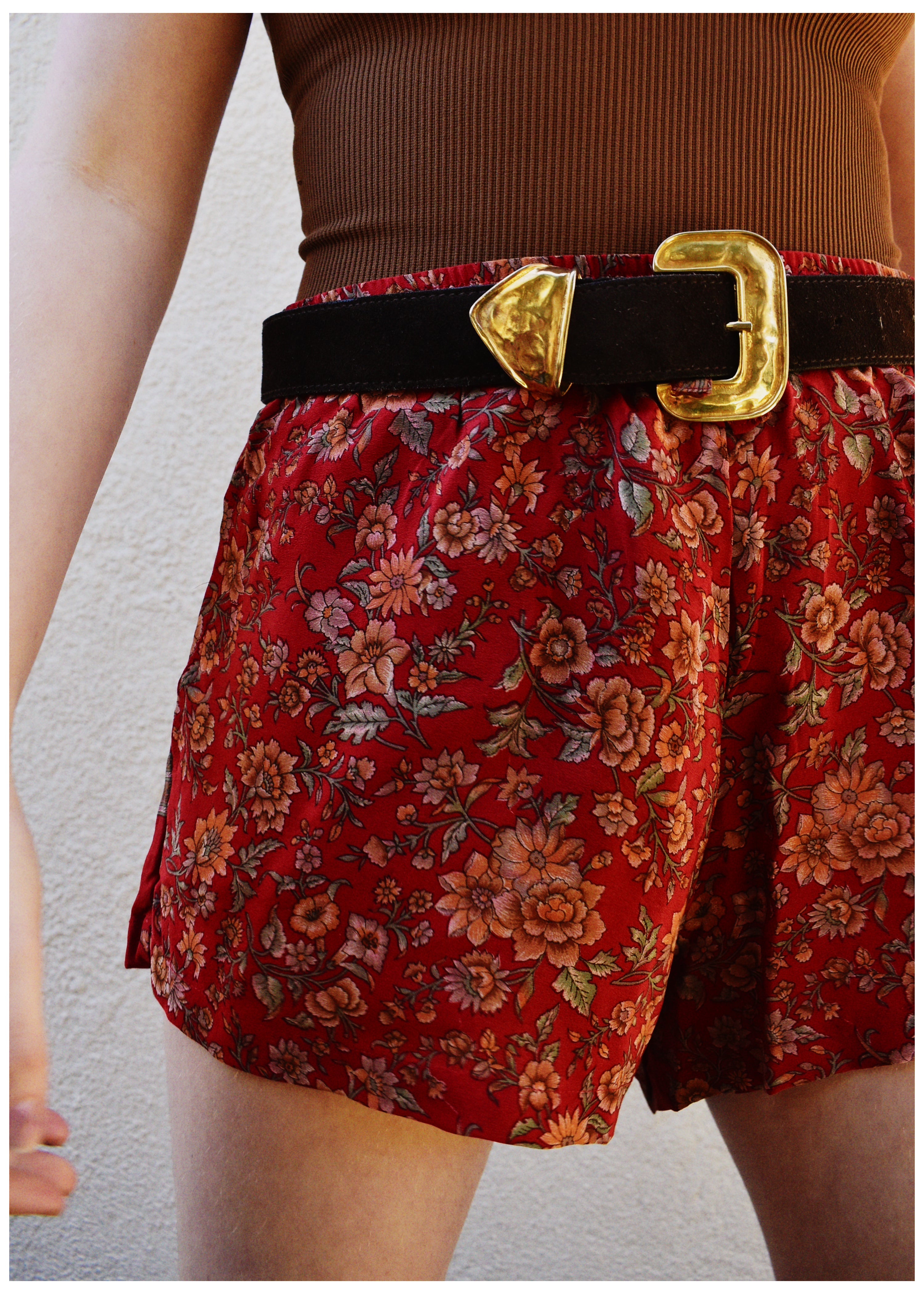 Fumaria Silk Shorts ~ Valiant M