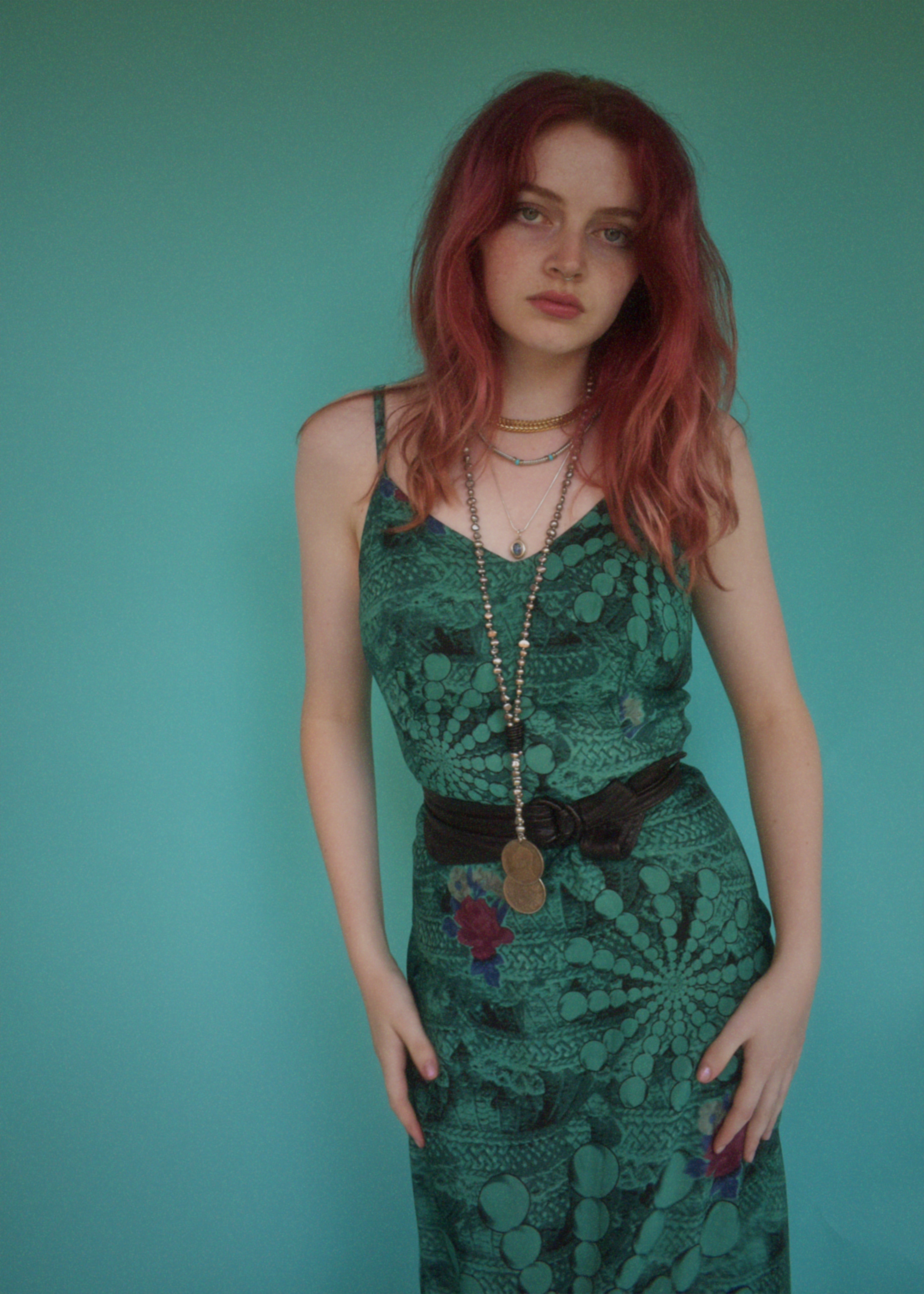 Rumex Silk Slip Dress ~ Columbia S & L