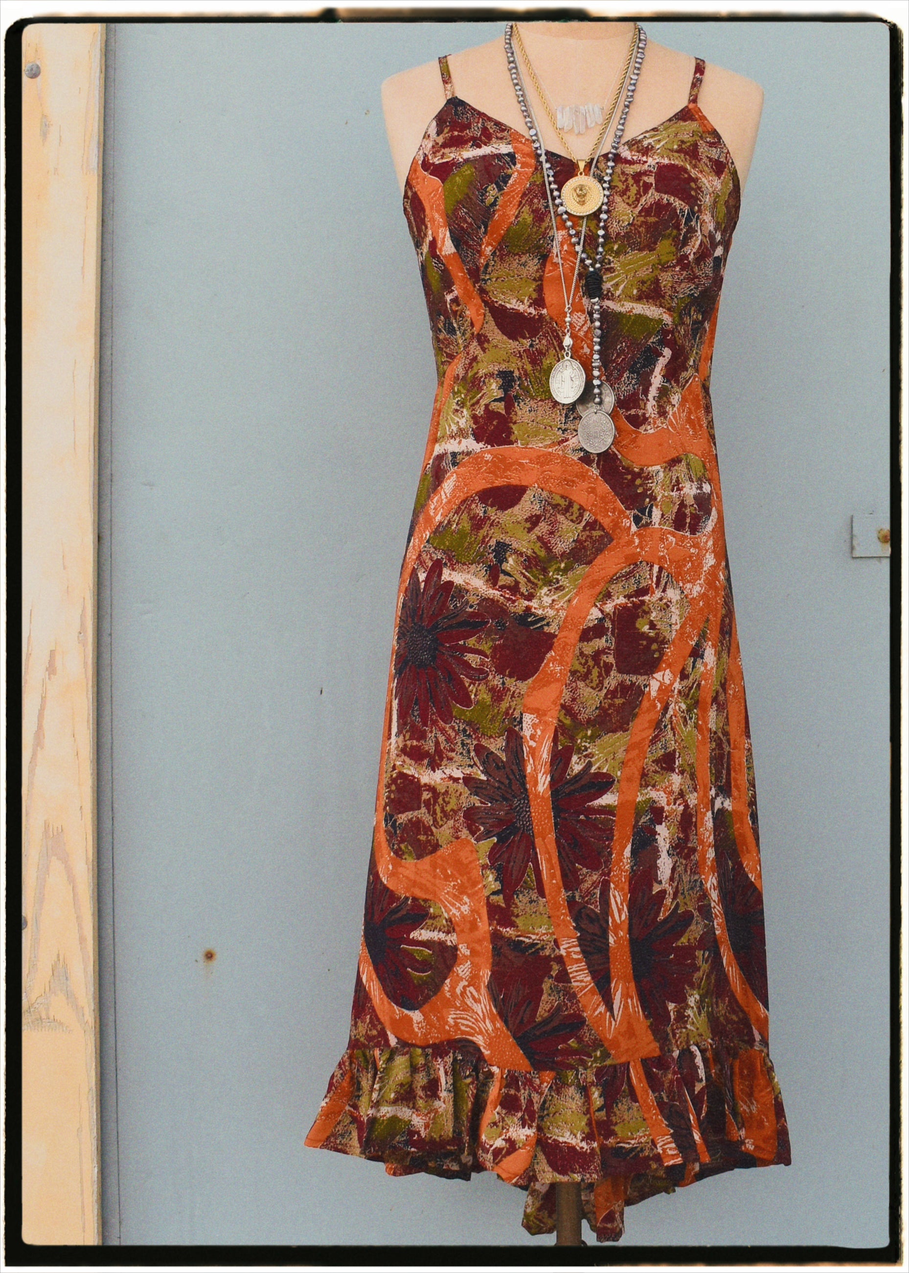 Rumex Silk Slip Dress ~ Autumn S & L