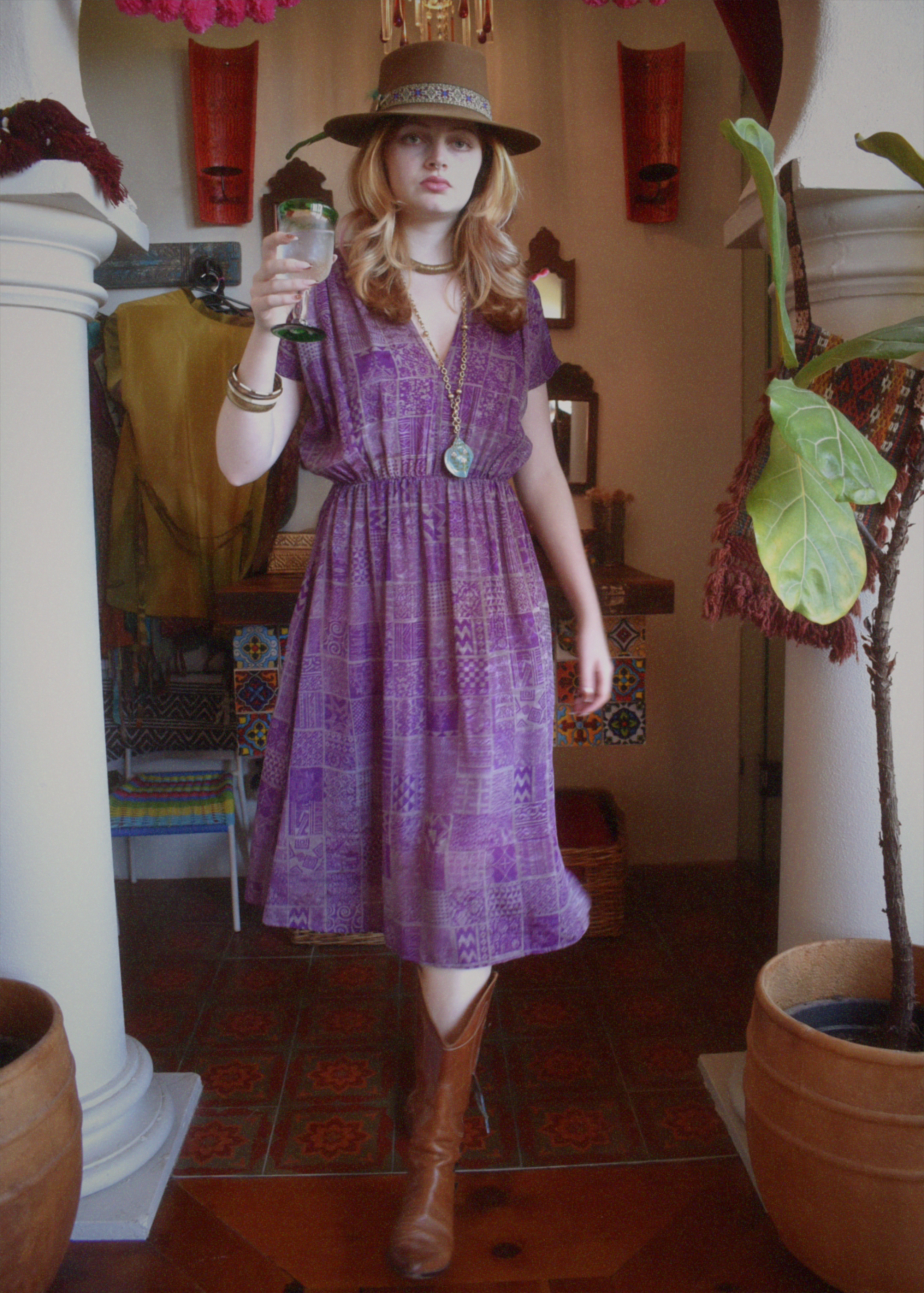 Protea Silk Crepe 1930&