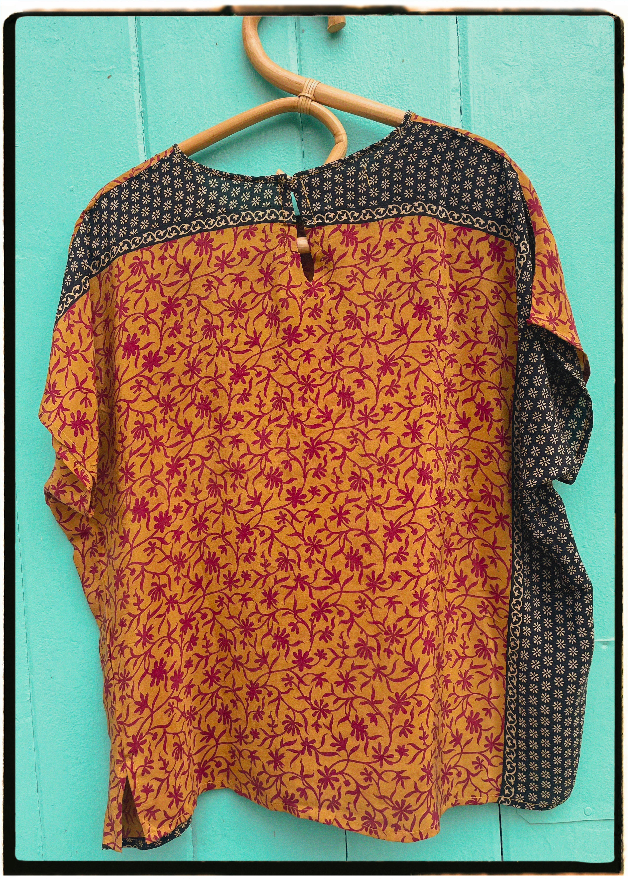 Viola Silk Crepe T-Shirt ~ Cupid XL
