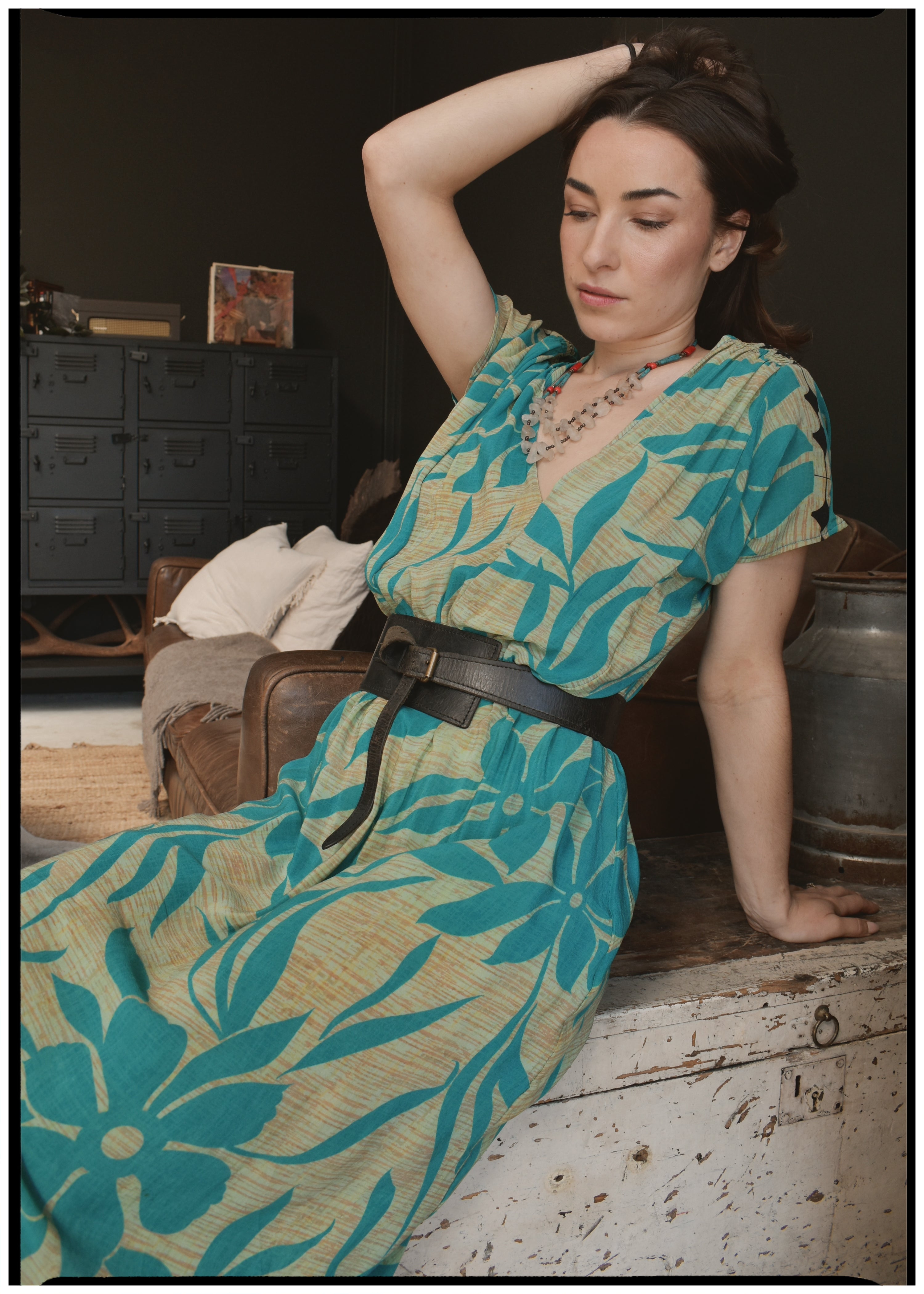 Protea Silk Crepe 1930&
