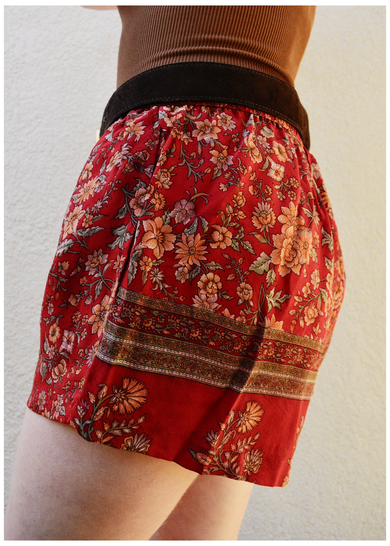 Fumaria Silk Shorts ~ Valiant M