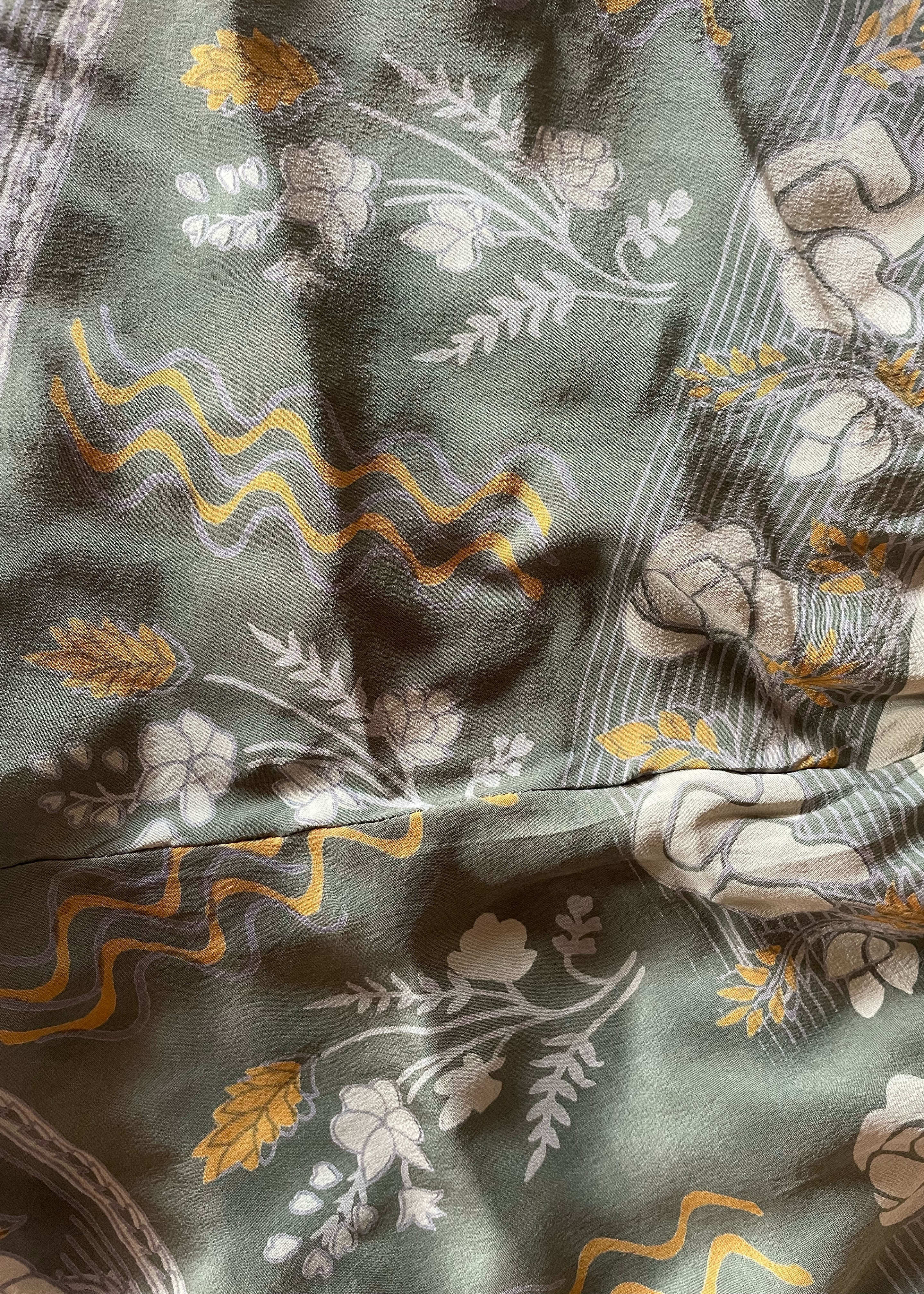 Fumaria Silk Shorts ~ Piquant S