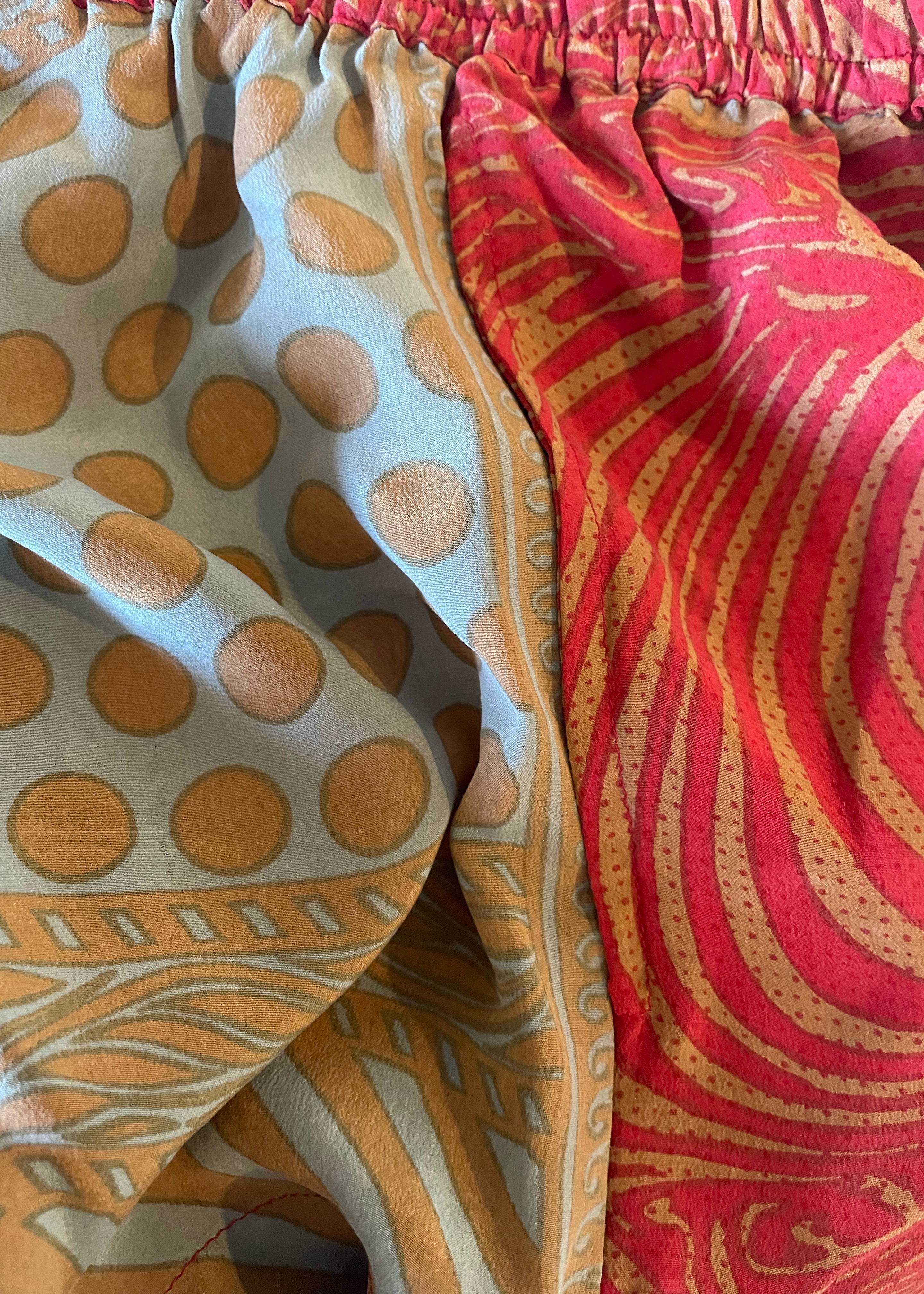 Fumaria Silk Shorts ~ Aruba M