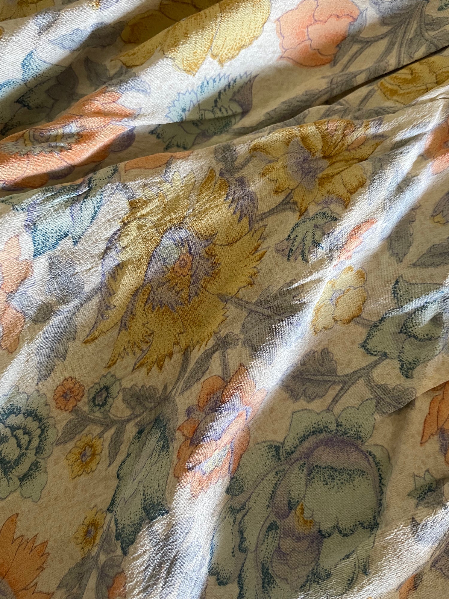 Fumaria Silk Shorts ~Sandshell XL