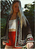 hand embroidered with peasant folk style embroidery black velvet jacket