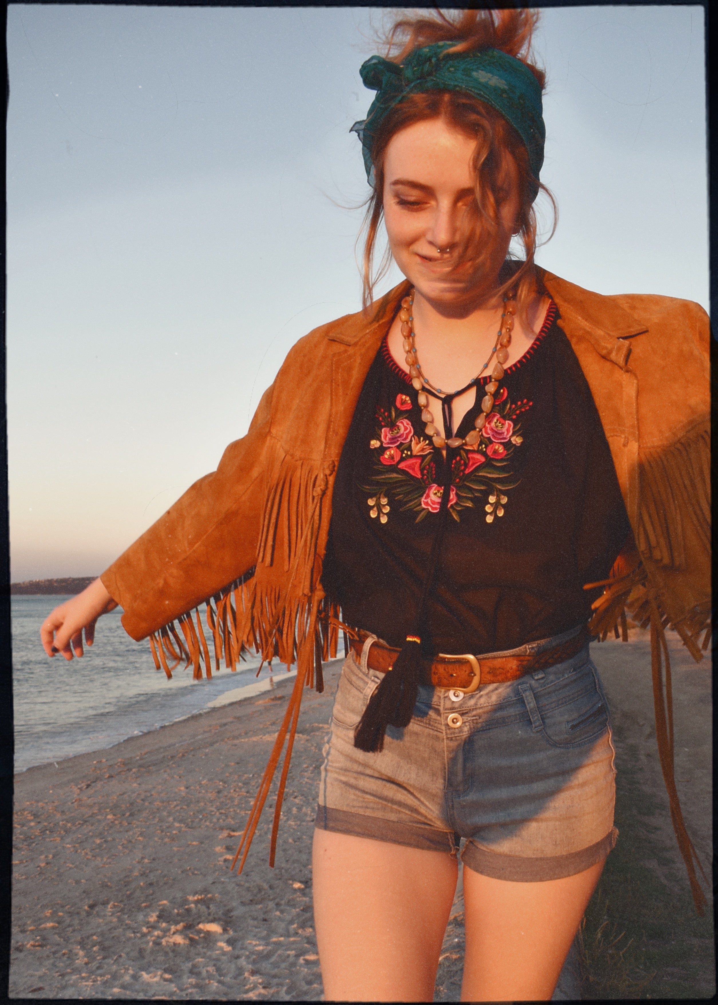 Phool Adini cotton muslin satin trim embroidered peasant blouse top shirt tassels beaded folk vintage bohemian hippy boho chic chasing Unicorns Spell and the gypsy The Outlaw Dame