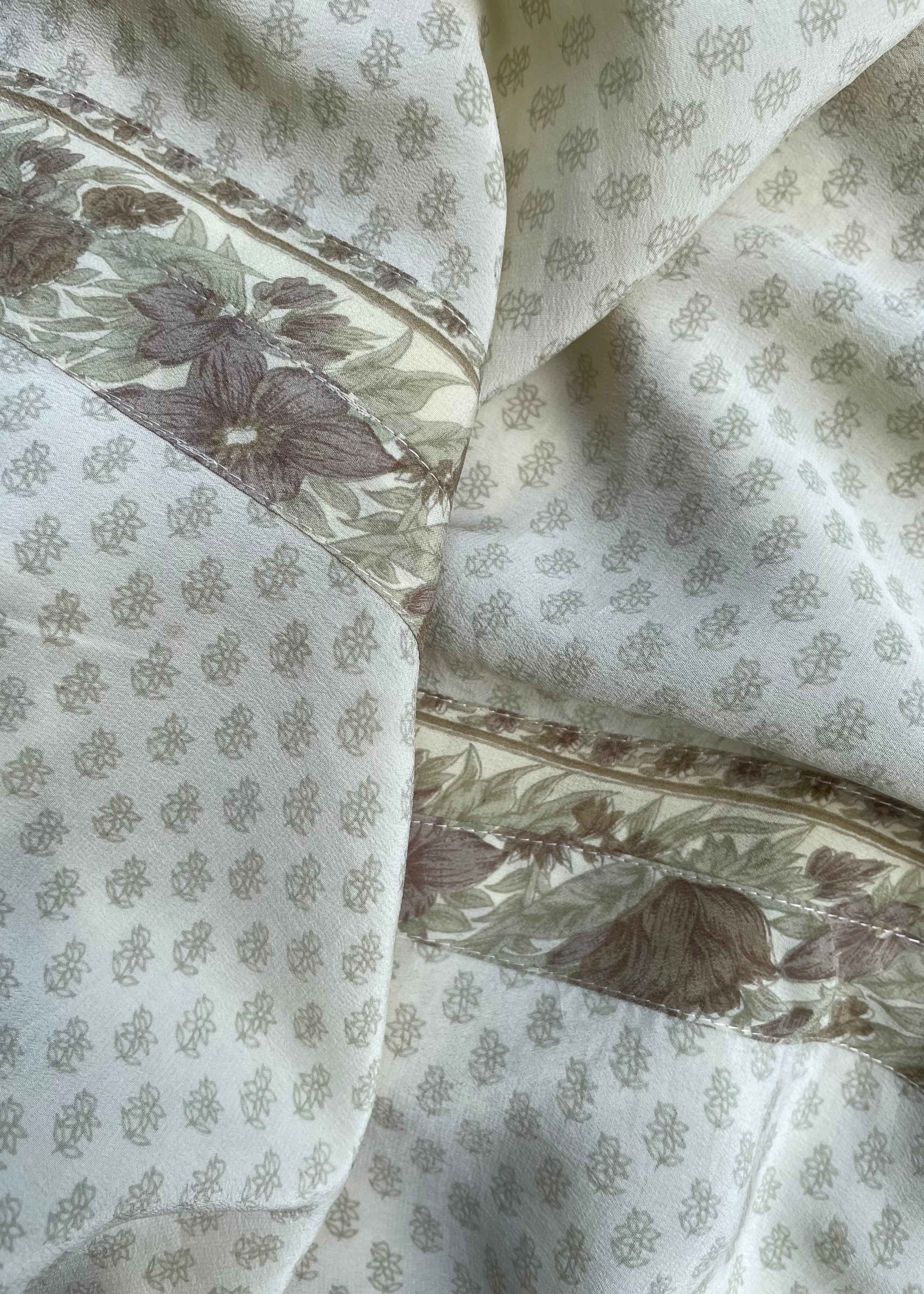 Zea Silk Crepe Kaftan Maxi Dress ~ Harvest XL