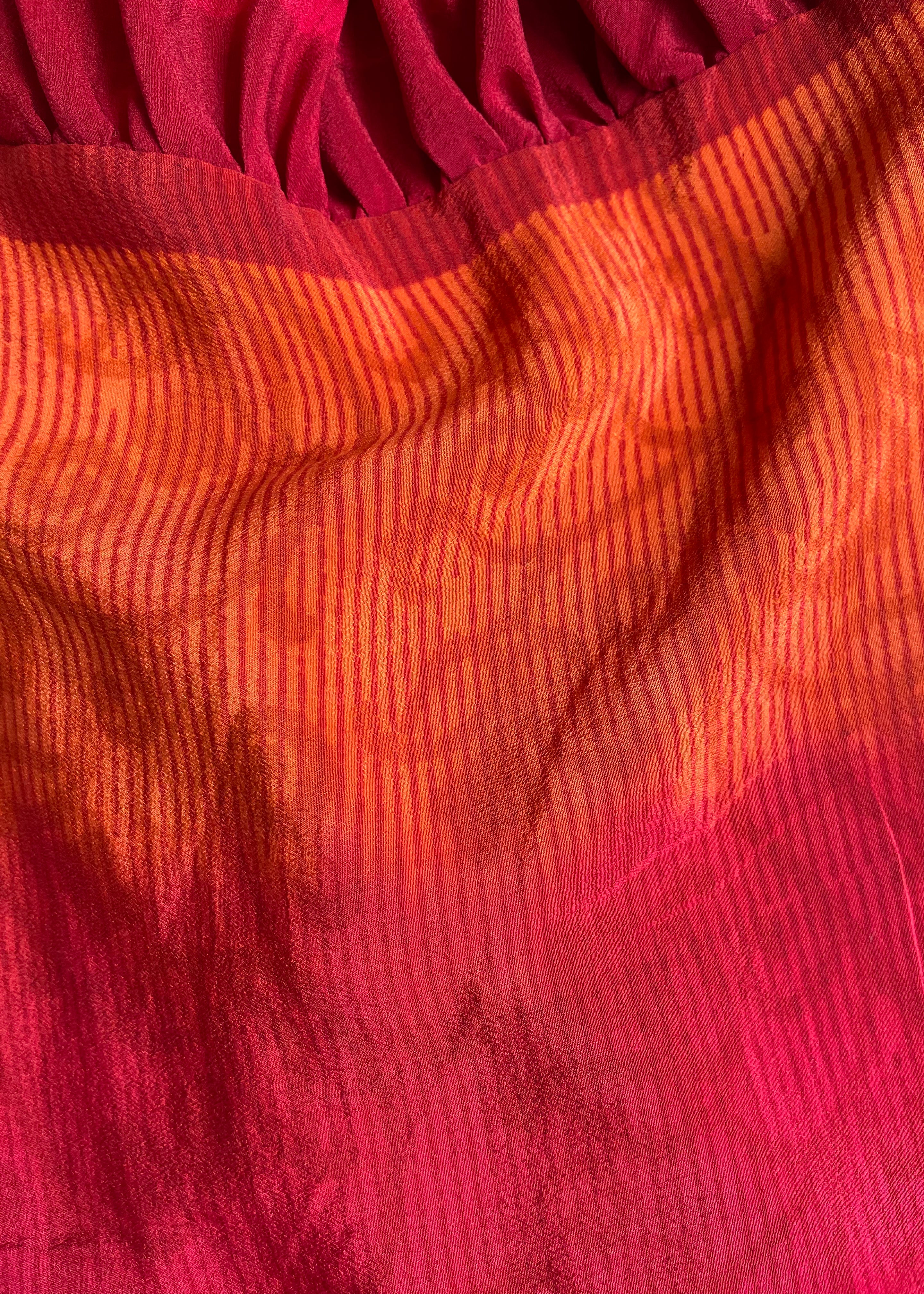 Rumex Silk Slip Dress ~ Toreador XS & XL