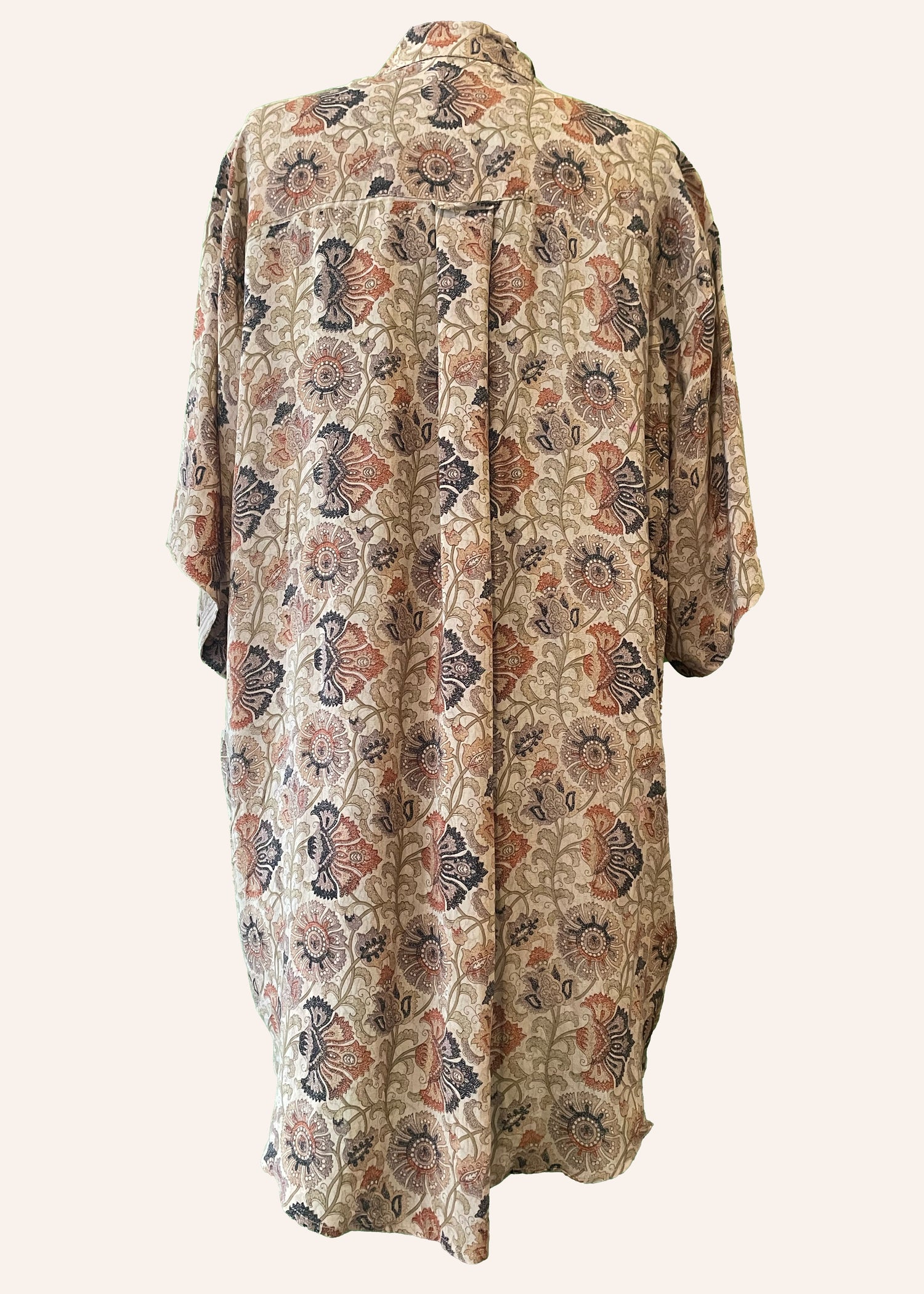 Astralagus Silk Crepe Oversized Shirt