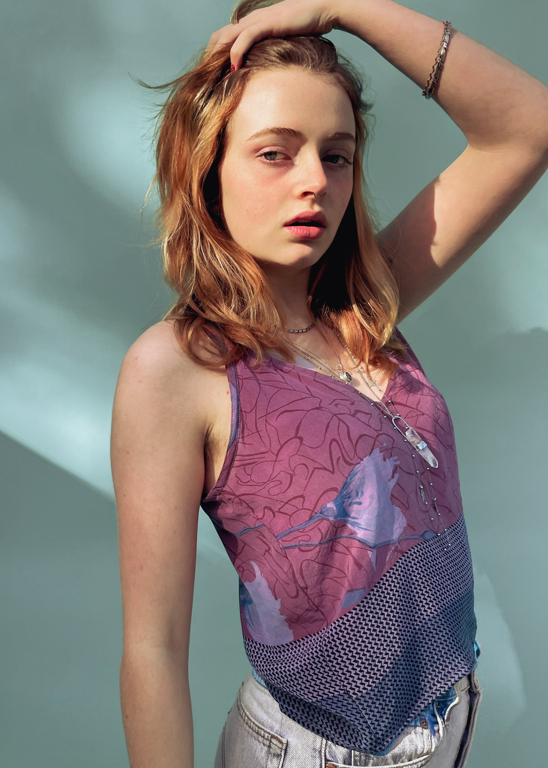 Reseda Silk Crepe Camisole Top ~ Monsoon S