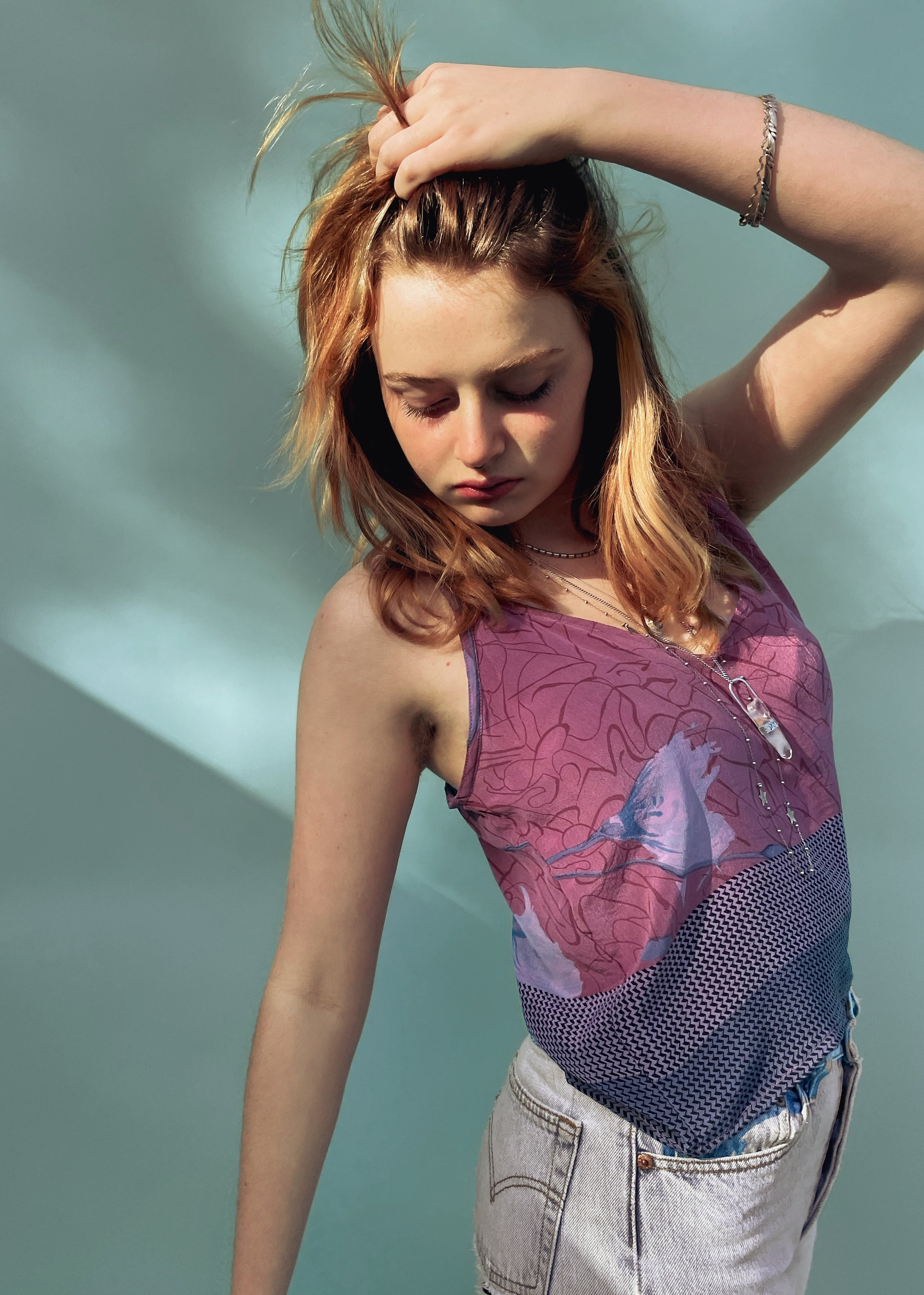 Reseda Silk Crepe Camisole Top ~ Monsoon S