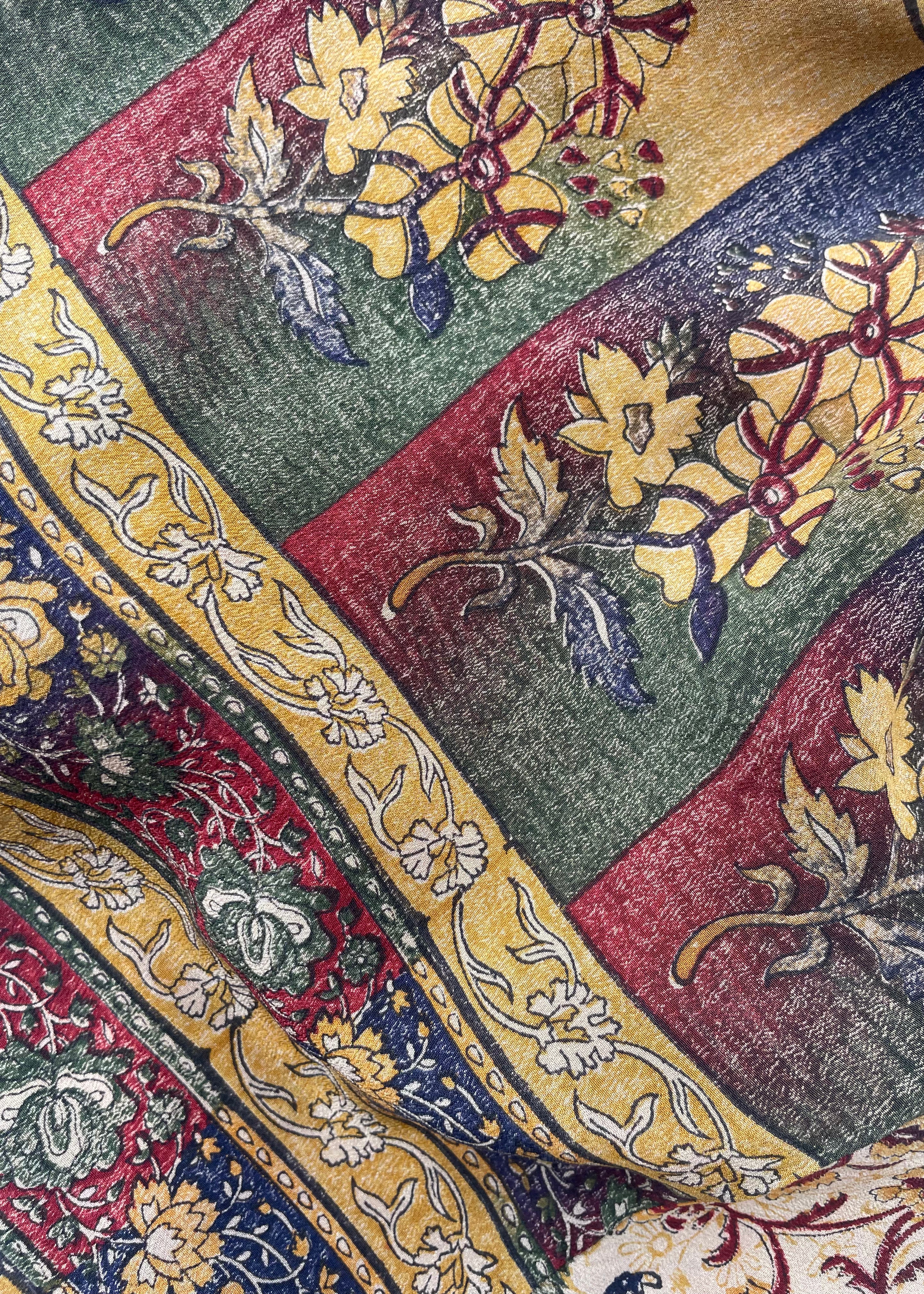 Viola Silk Crepe T-Shirt ~ Leather M