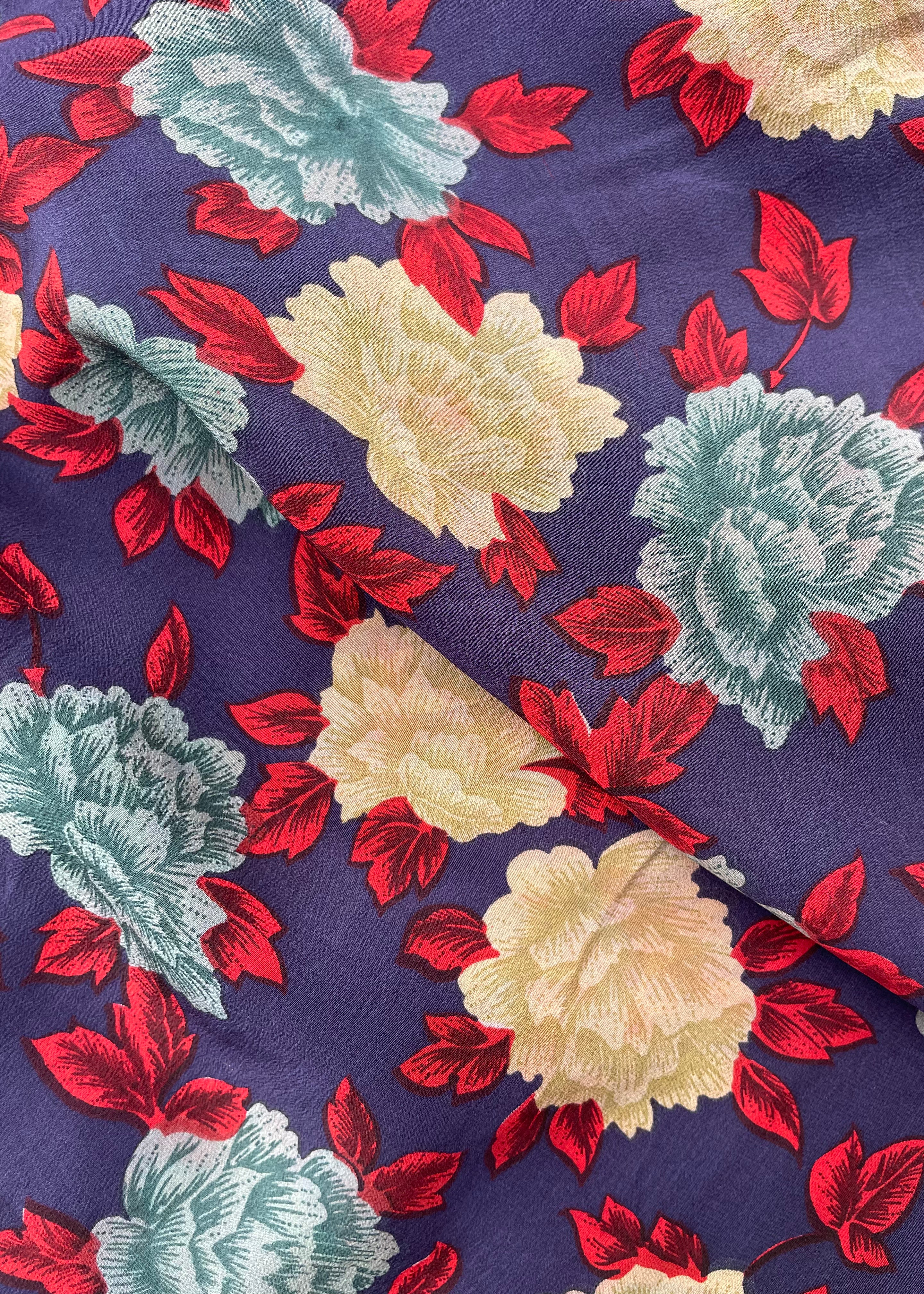 Viola Silk Crepe T-Shirt ~ Frankie M