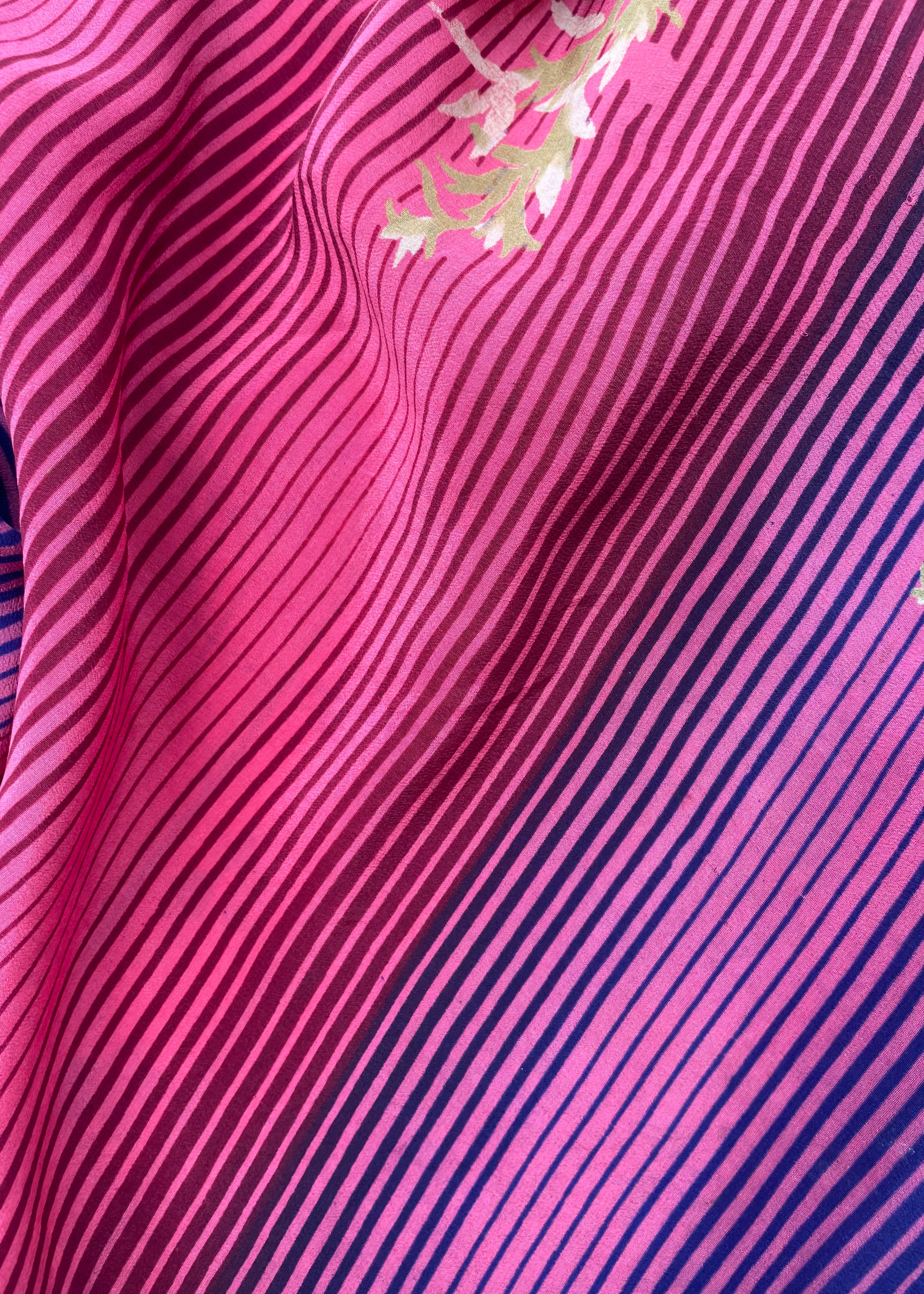 Viola Silk Crepe T-Shirt ~ Hologram XS