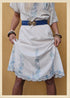 Hand embroidered cotton muslin lined white summer dress bohemian vintage Edwardian style. The Outlaw Dame