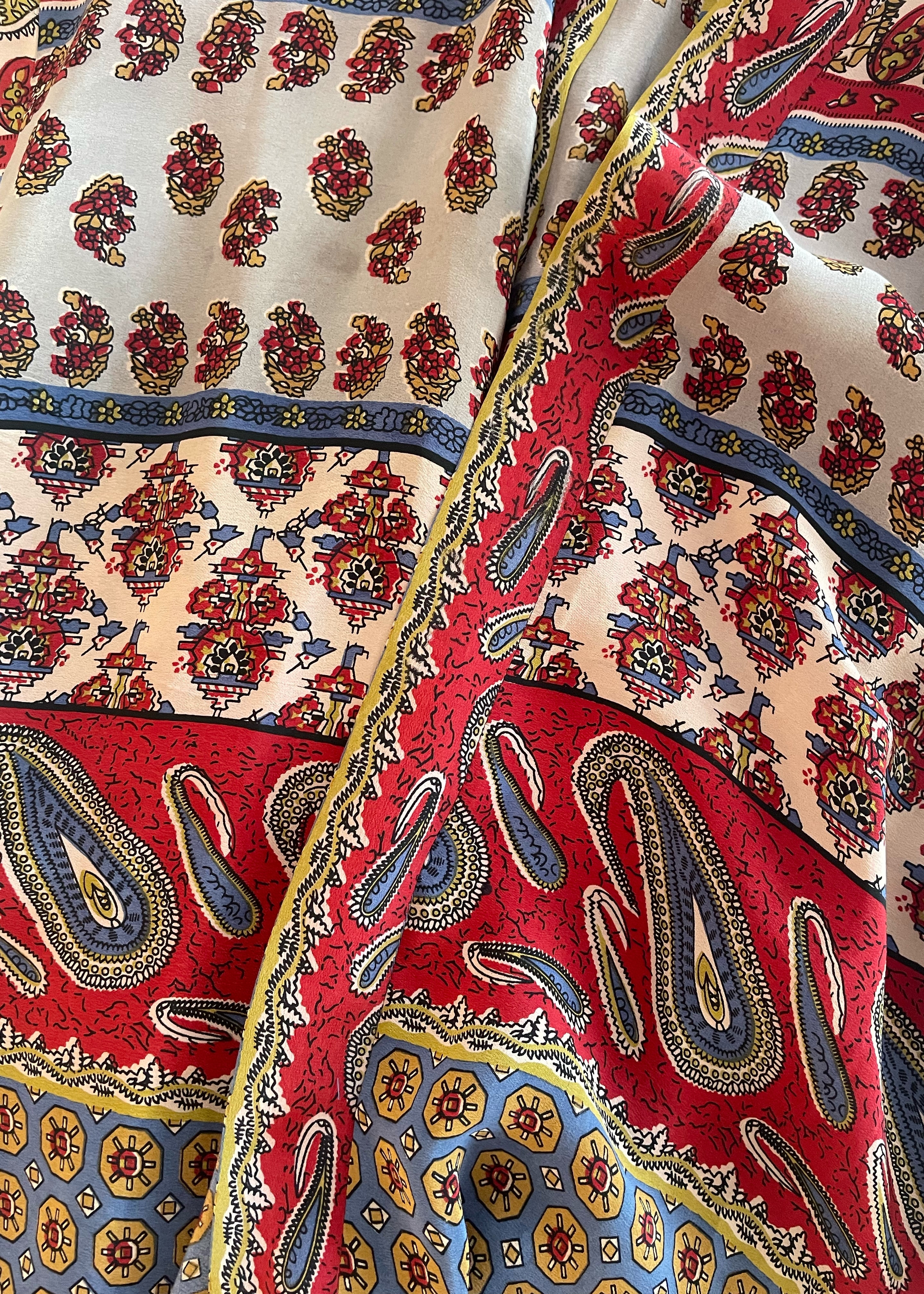 silk wrap shirt top blouse pyjama vintage bohemian repurposed saree sari