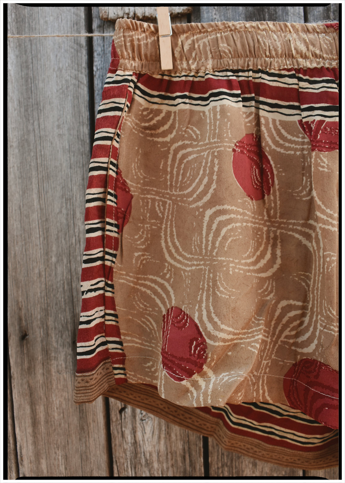 Fumaria Silk Shorts ~ Arabian XL