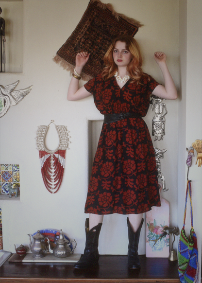 Protea Silk Crepe 1930&