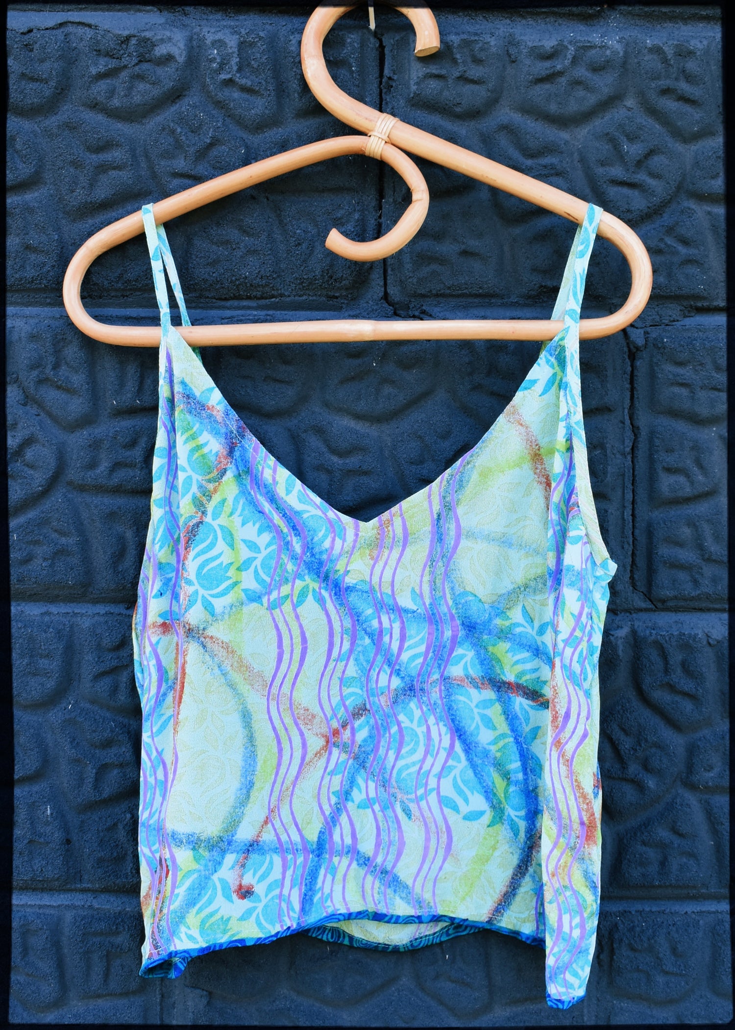 Reseda Silk Crepe Camisole Top ~ Citadel S