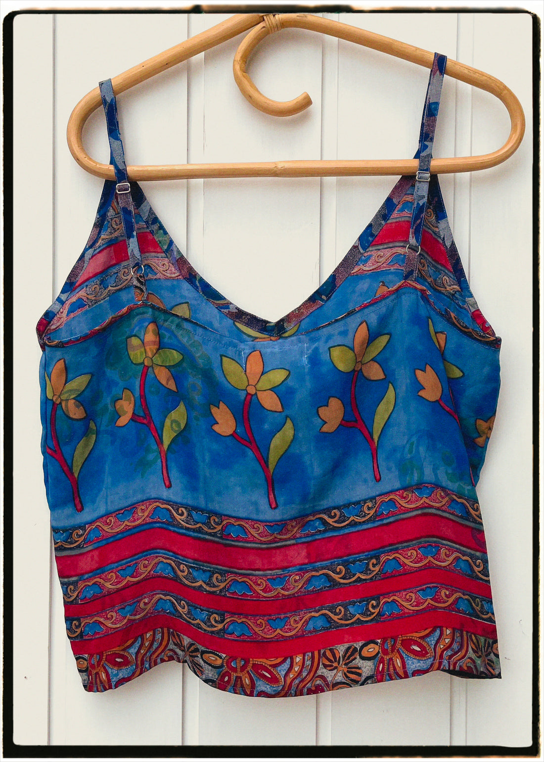 Reseda Silk Crepe Camisole Top ~ Victoria M