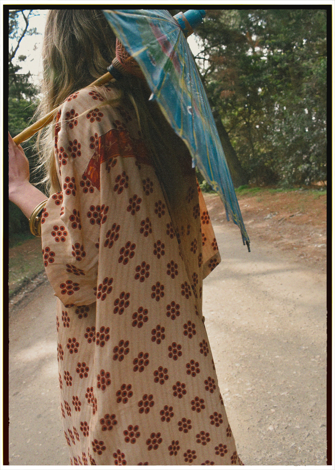 Astralagus Silk Crepe Oversized Shirt ~ Picante