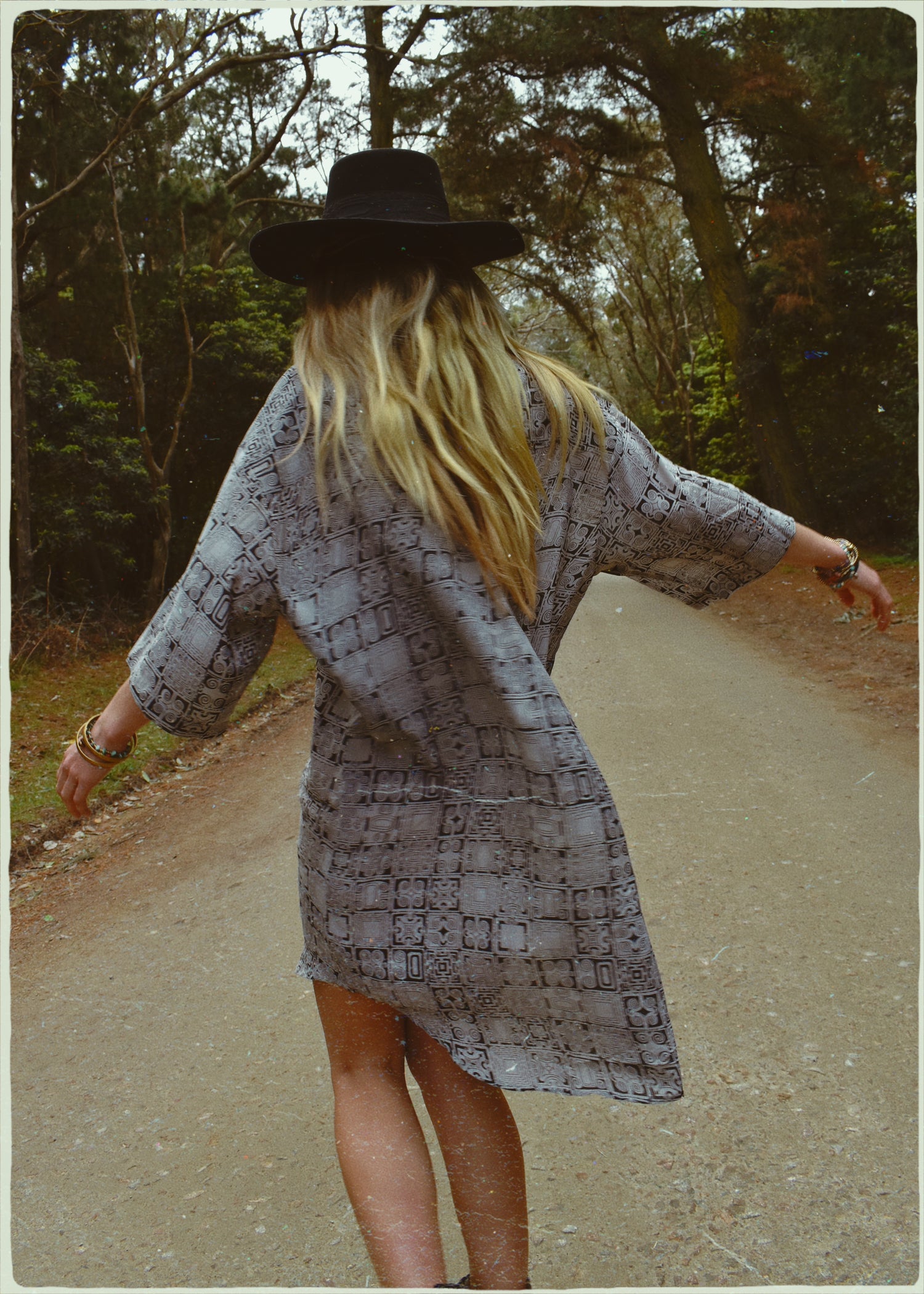Astralagus Silk Crepe Oversized Shirt ~ Nimbus