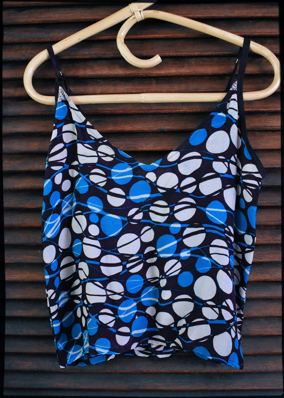Reseda Silk Crepe Camisole Top ~ Hydro XS