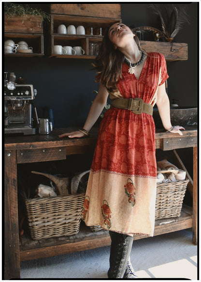 Protea Silk Crepe 1930&