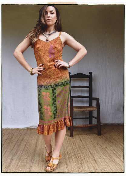 Rumex Silk Slip Dress ~ Dijon XS &amp; XL
