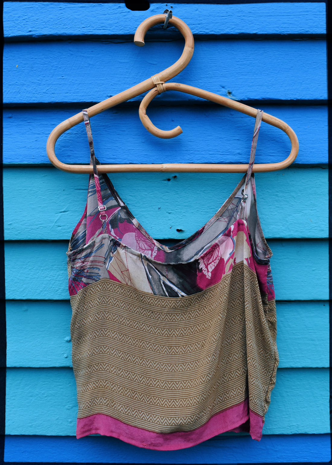 Reseda Silk Crepe Camisole Top ~ Taos S