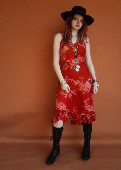 Rumex Silk Slip Dress ~ Valiant S