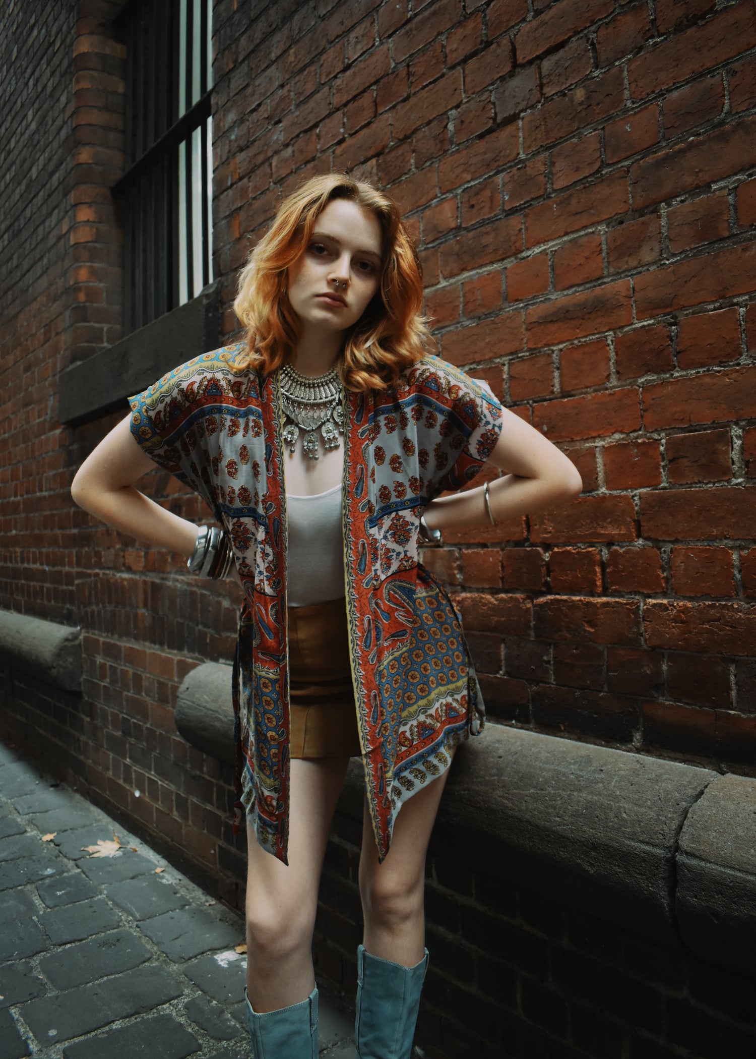 silk wrap shirt top blouse pyjama vintage bohemian repurposed saree sari