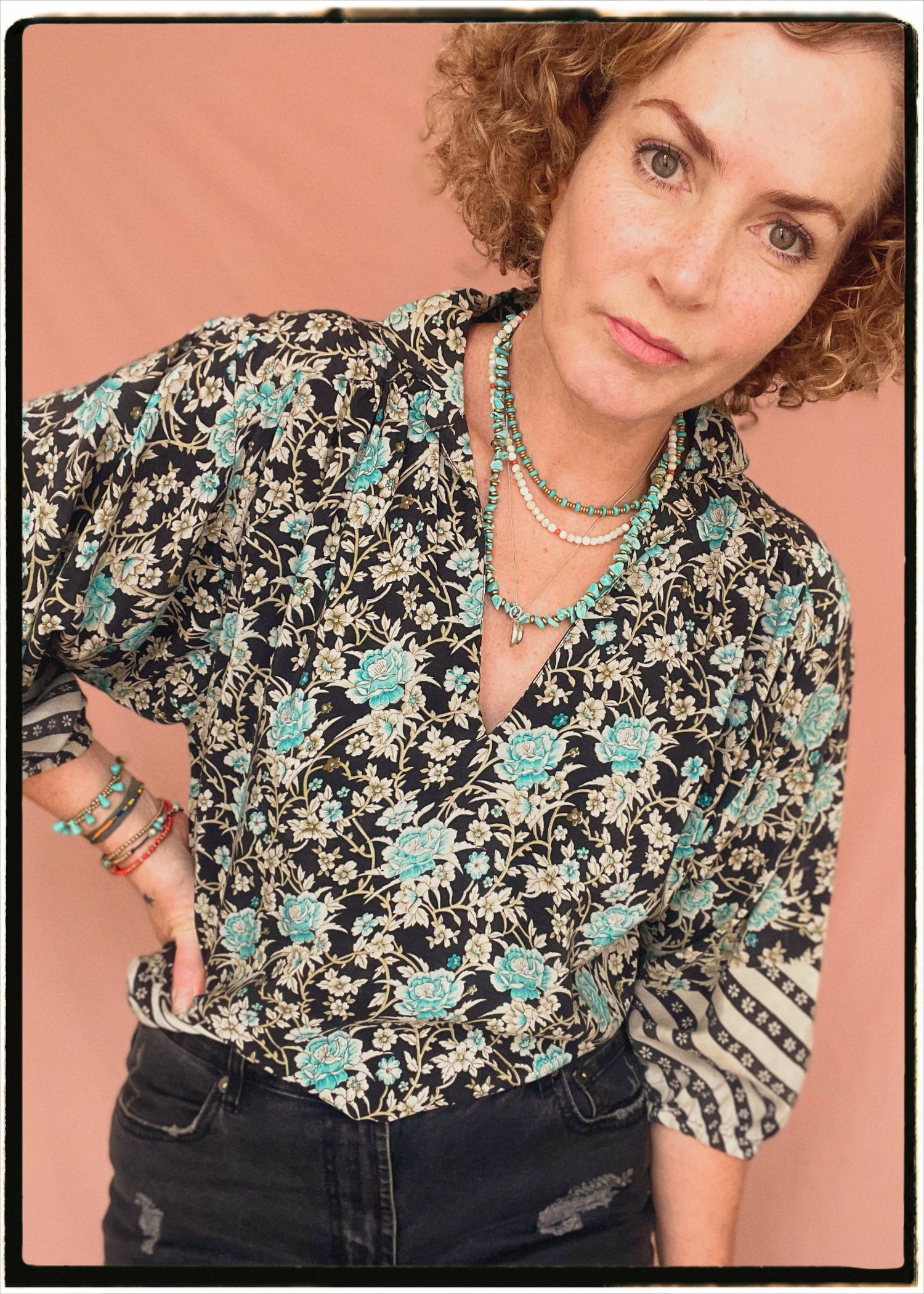Ochna Silk Crepe Shirt ~ Bluebell XS &amp; M