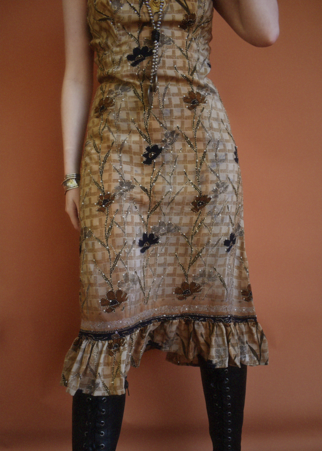 Rumex Silk Slip Dress ~ Carbon S &amp; L