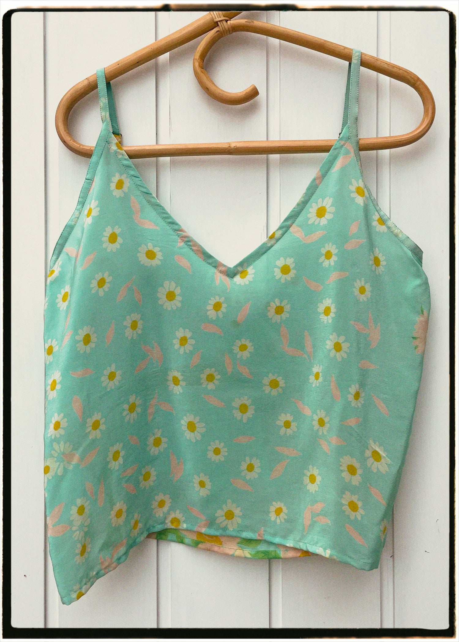 Reseda Silk Crepe Camisole Top ~ Daisy M