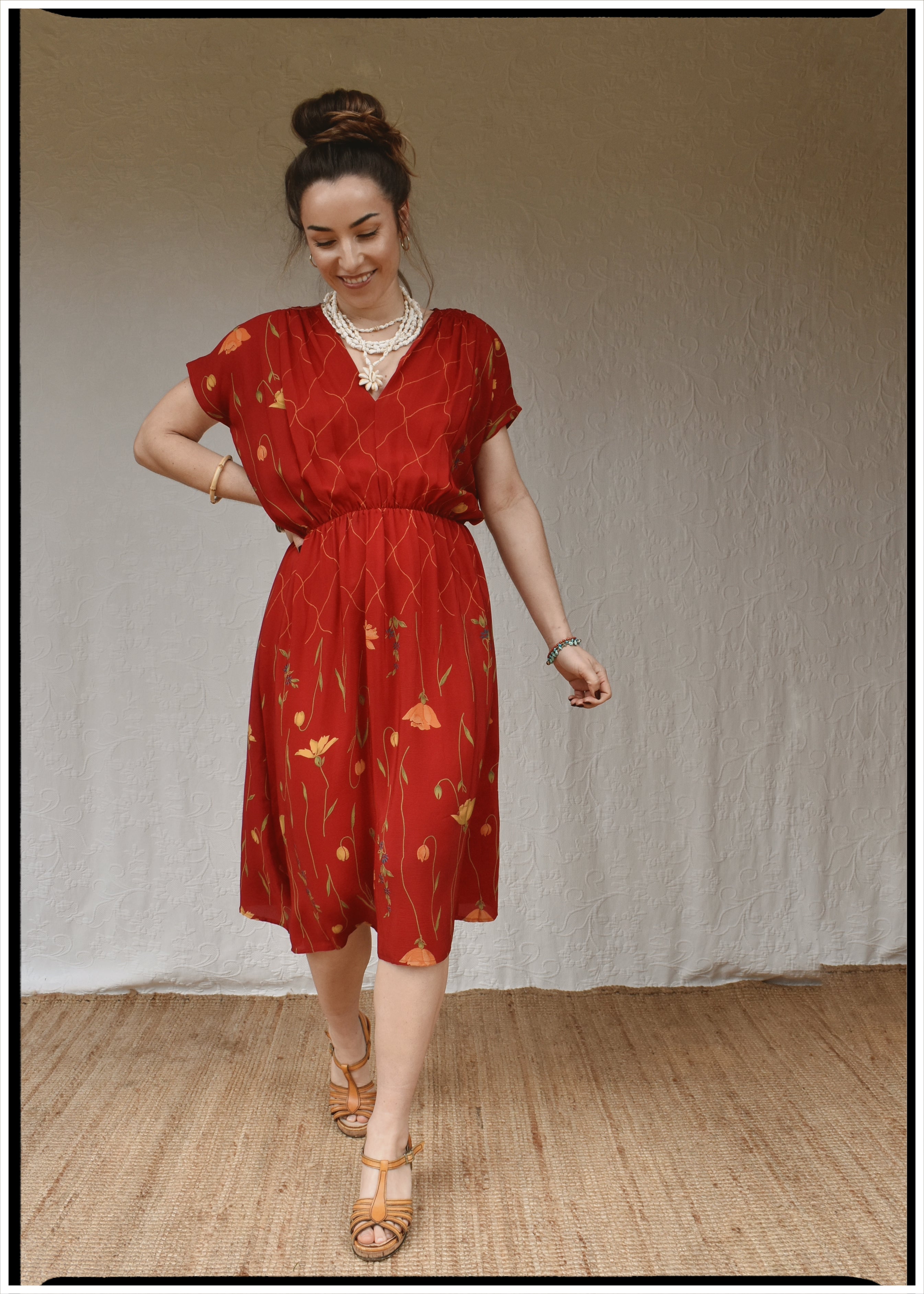 Protea Silk Crepe 1930&