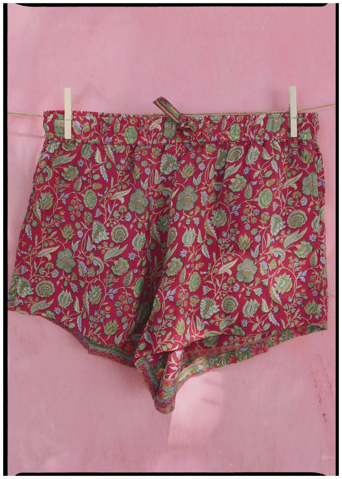 Fumaria Silk Shorts ~ Serice M